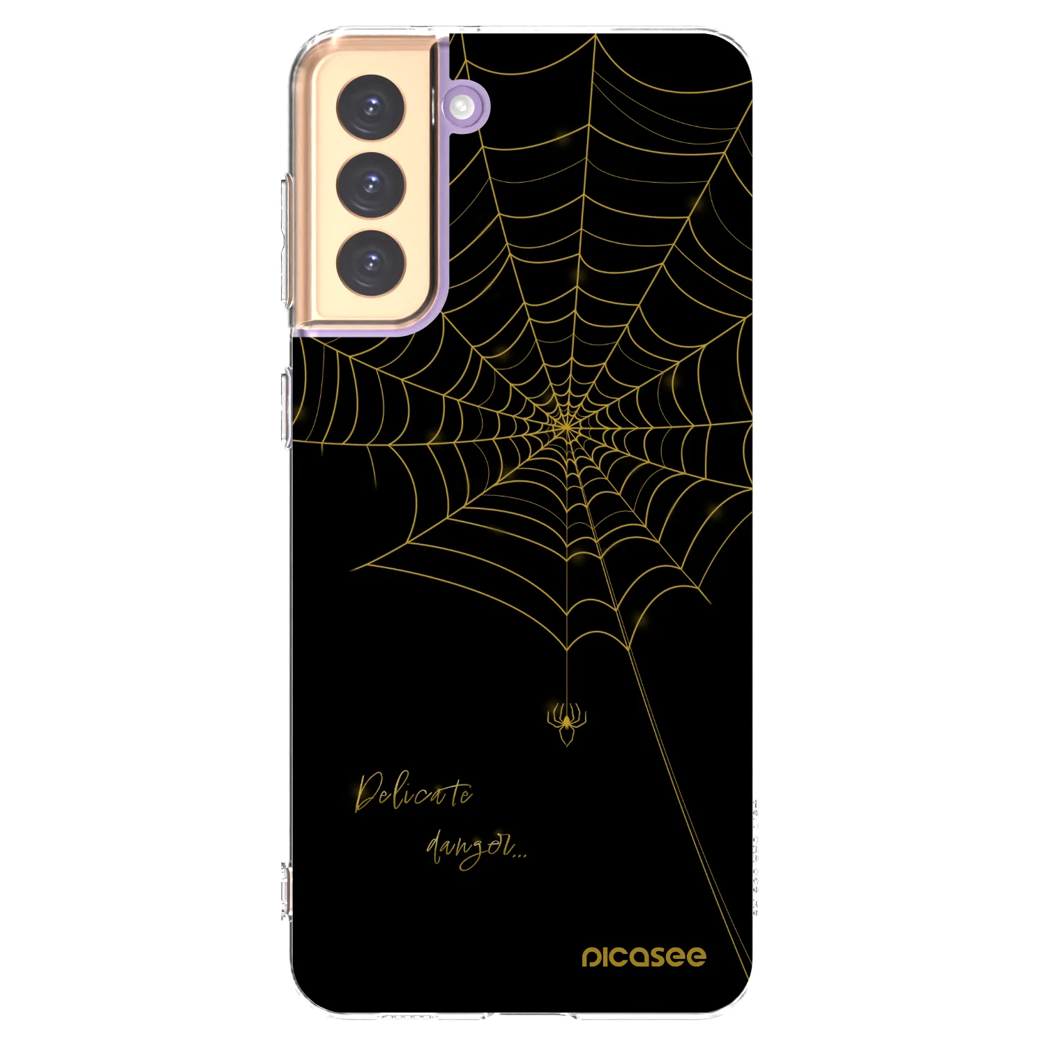 Picasee silikonski prozorni ovitek za Samsung Galaxy S21+ 5G G996F - Delicate danger