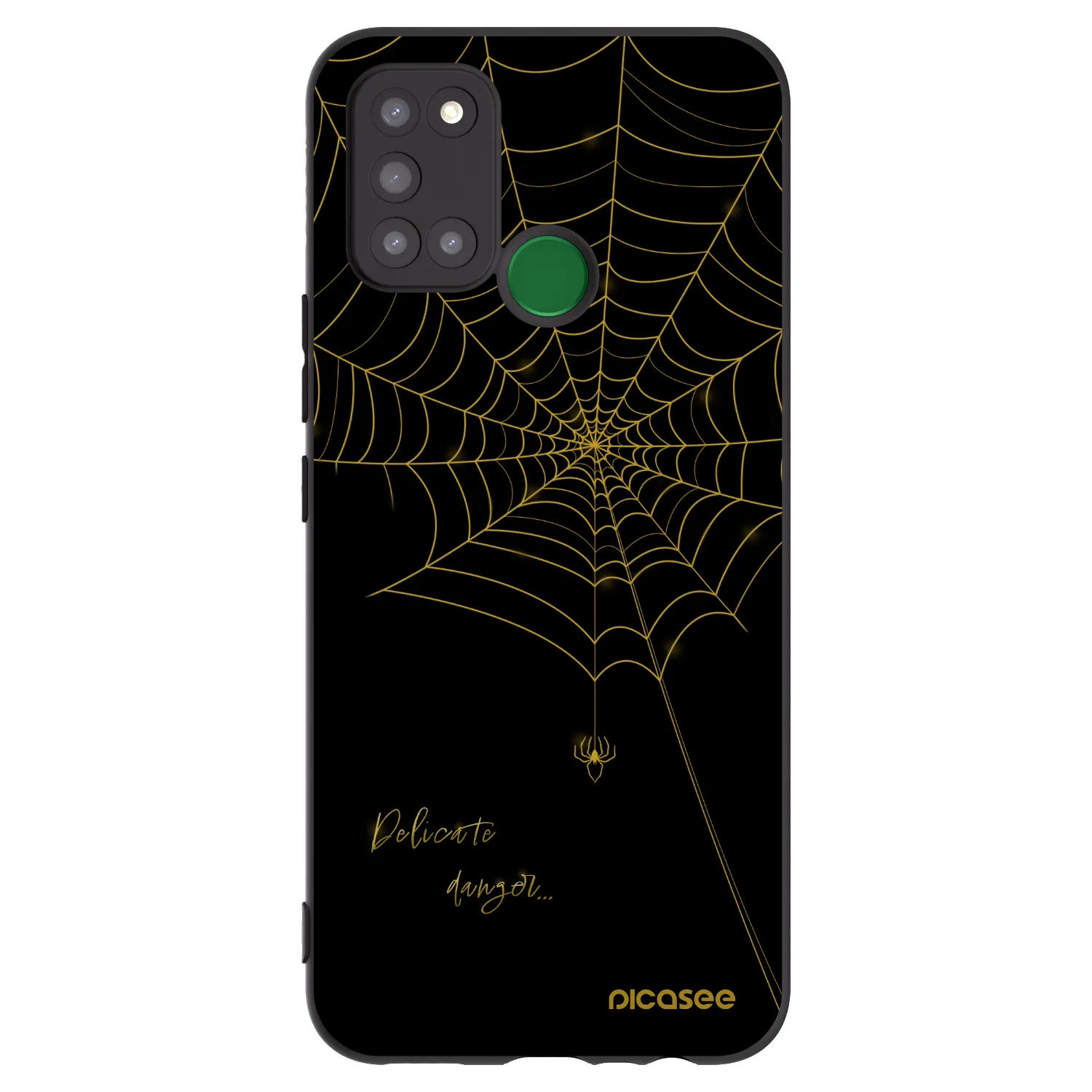 Picasee silikonski črni ovitek za Realme 7i - Delicate danger