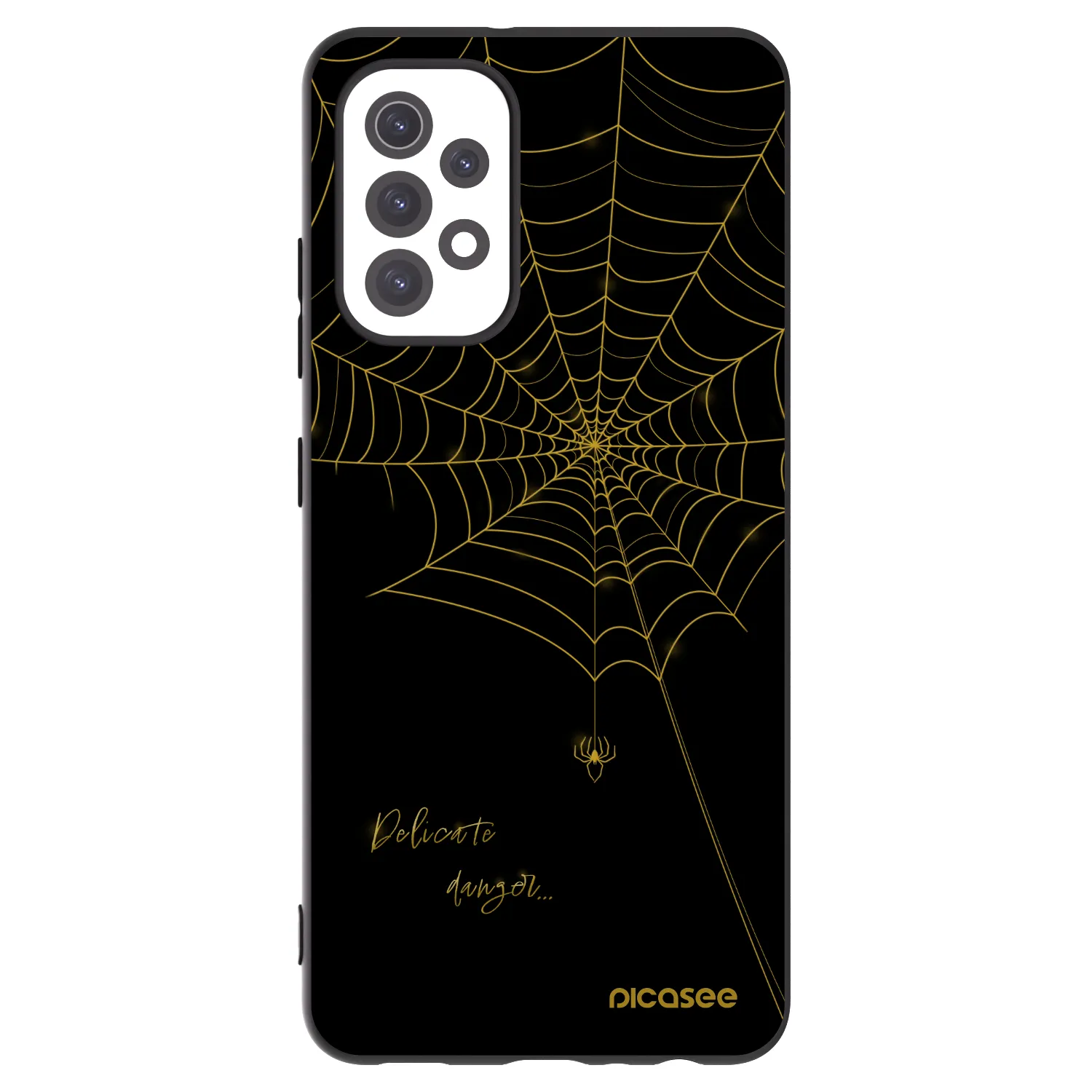 Picasee silikonski črni ovitek za Samsung Galaxy A32 5G A326B - Delicate danger