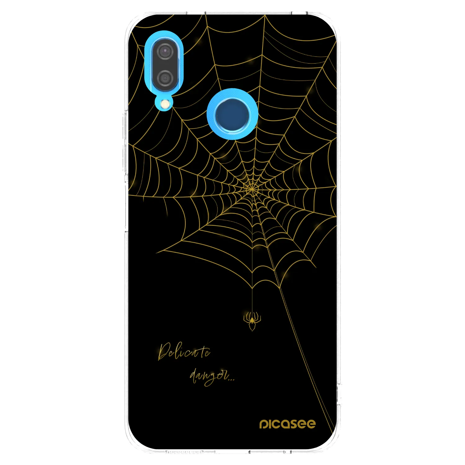Picasee silikonski prozorni ovitek za Huawei P20 Lite - Delicate danger