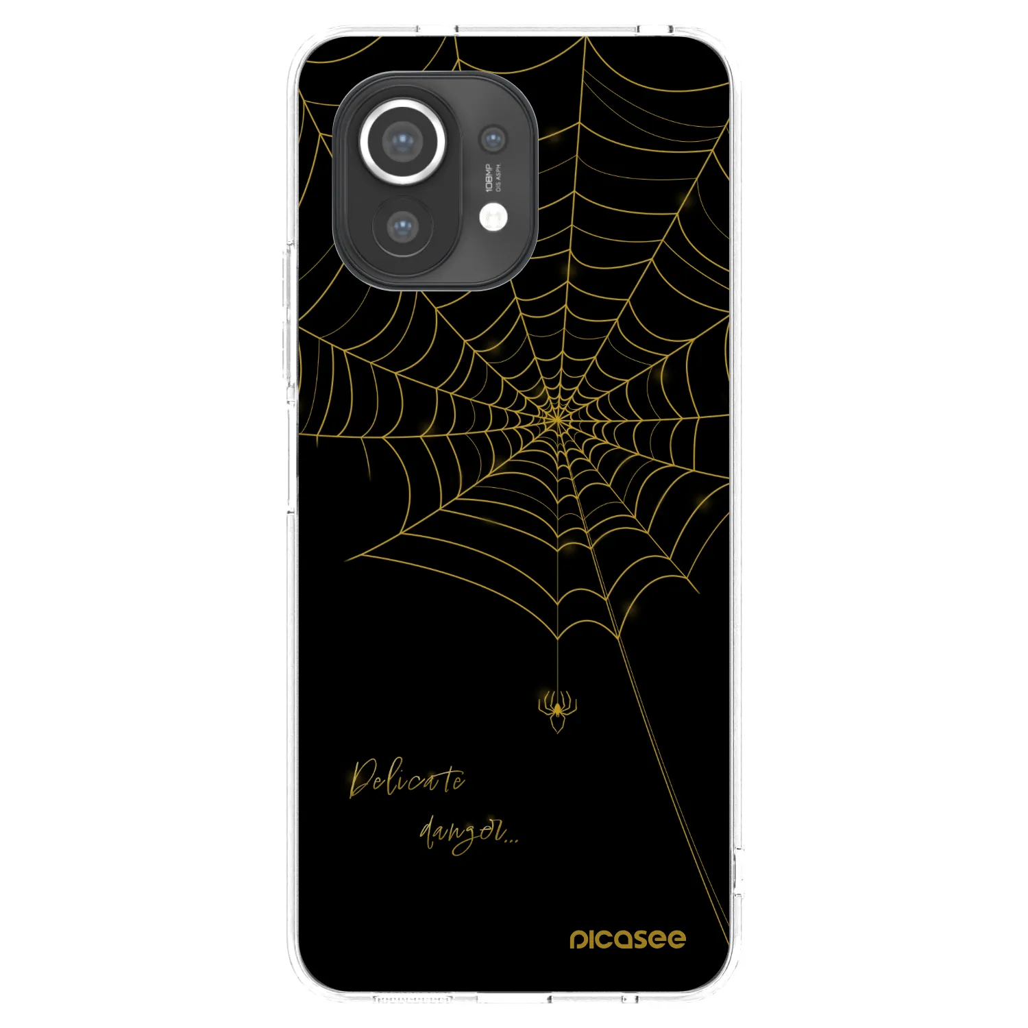 Picasee silikonski prozorni ovitek za Xiaomi Mi 11 - Delicate danger