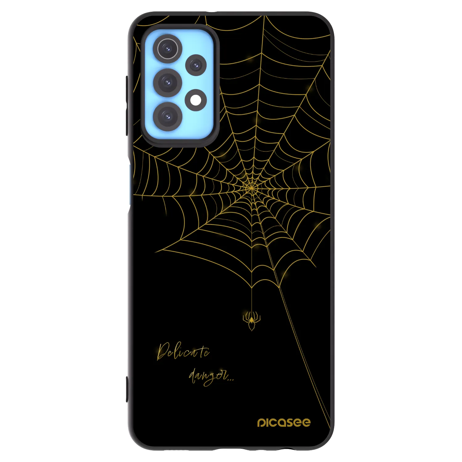 Picasee silikonski črni ovitek za Samsung Galaxy A32 4G SM-A325F - Delicate danger