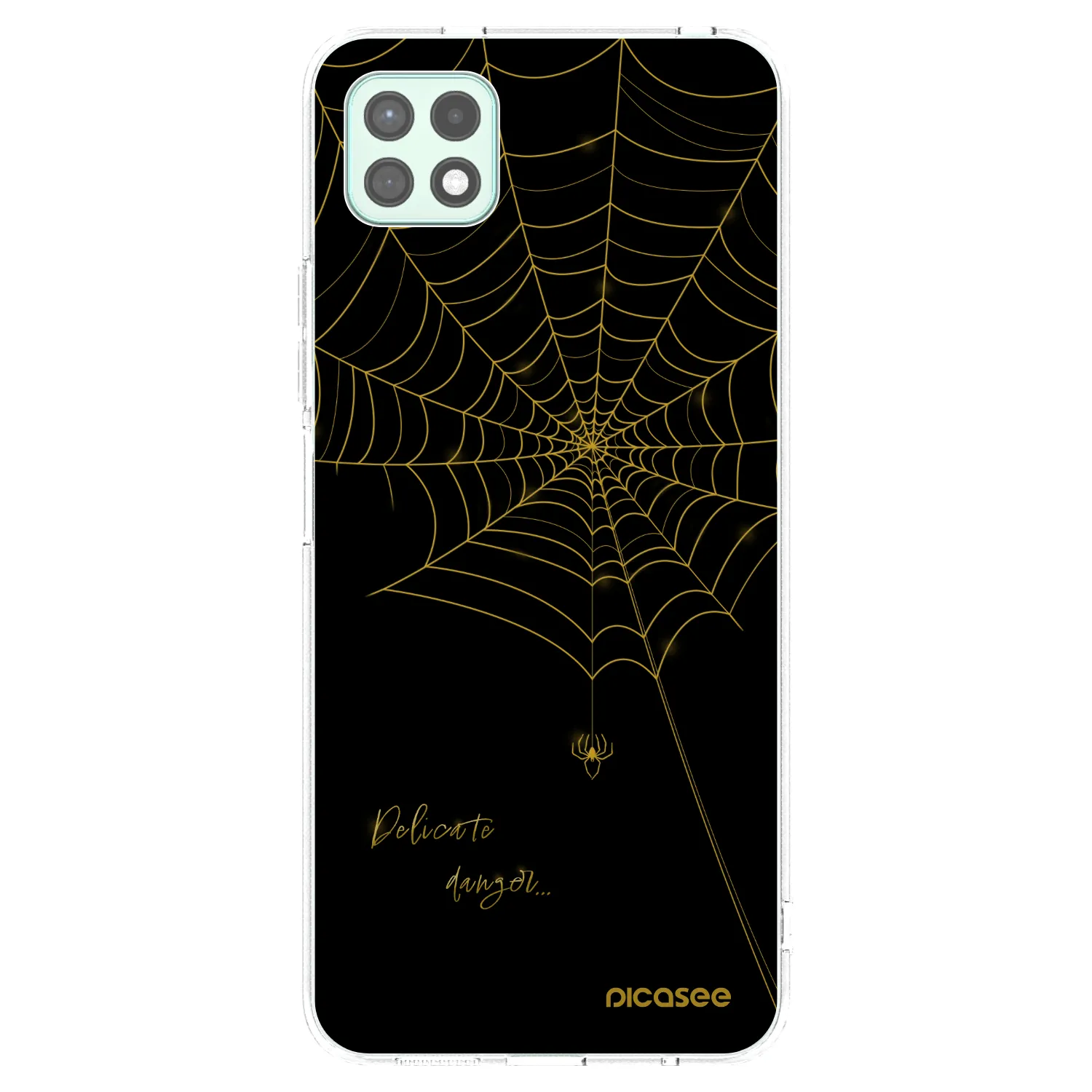 Picasee silikonski prozorni ovitek za Samsung Galaxy A22 A226B 5G - Delicate danger