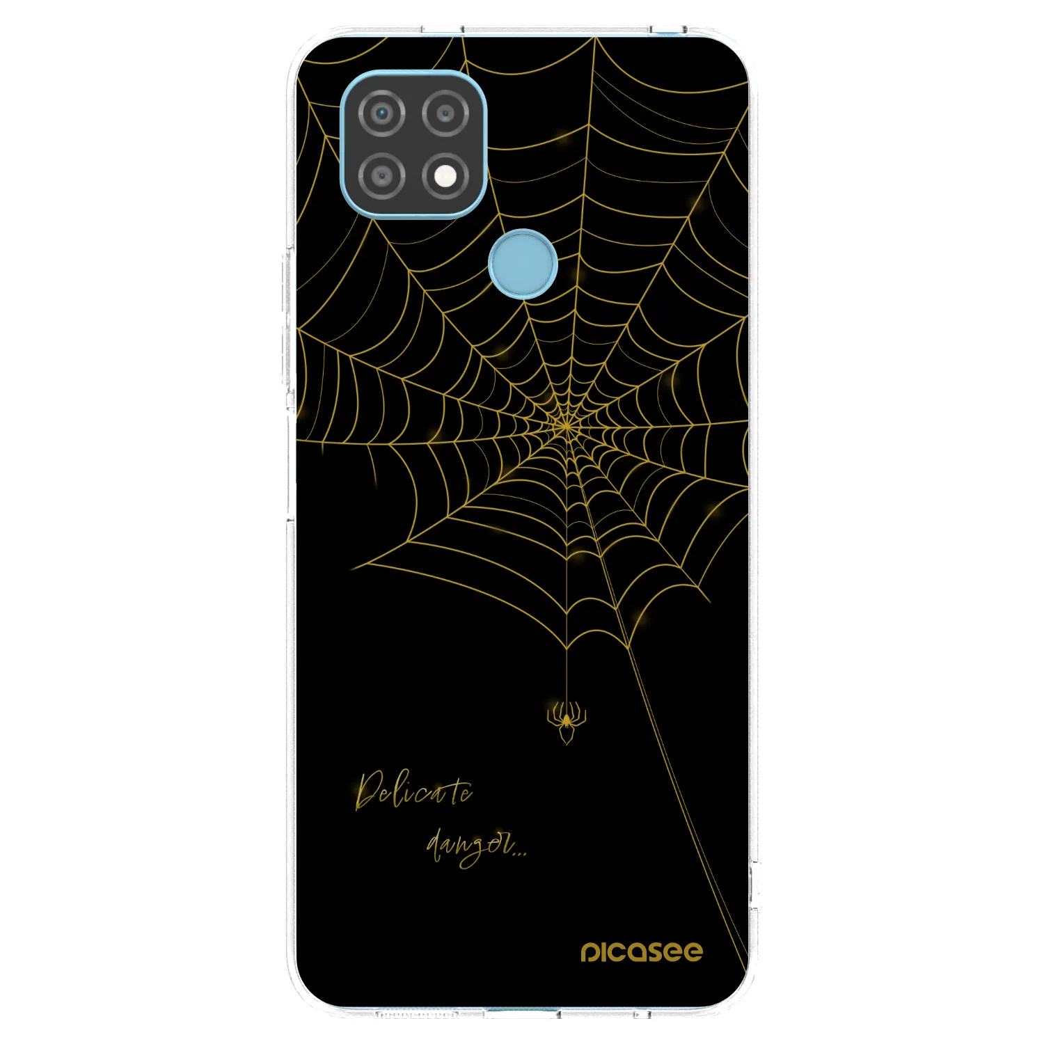 Picasee silikonski prozorni ovitek za Realme C21 - Delicate danger