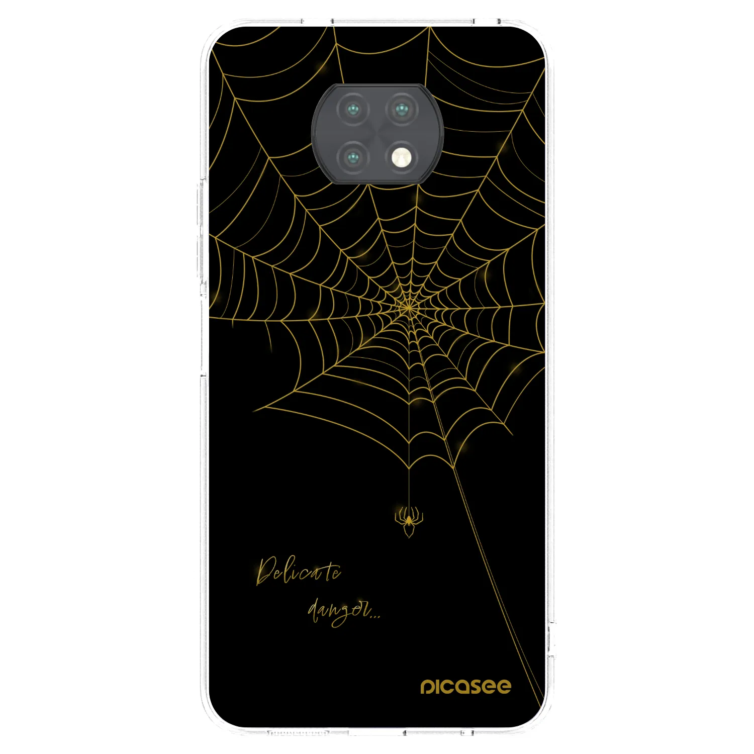 Picasee silikonski prozorni ovitek za Xiaomi Redmi Note 9T - Delicate danger