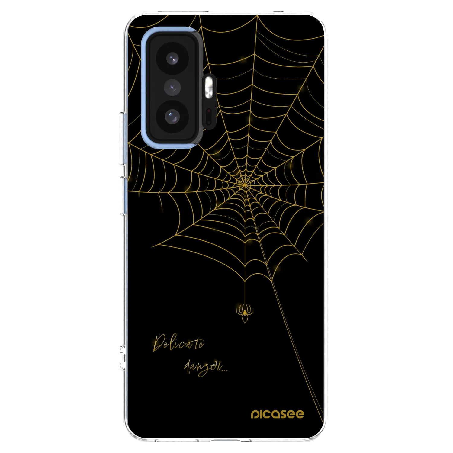 Picasee silikonski prozorni ovitek za Xiaomi 11T Pro - Delicate danger