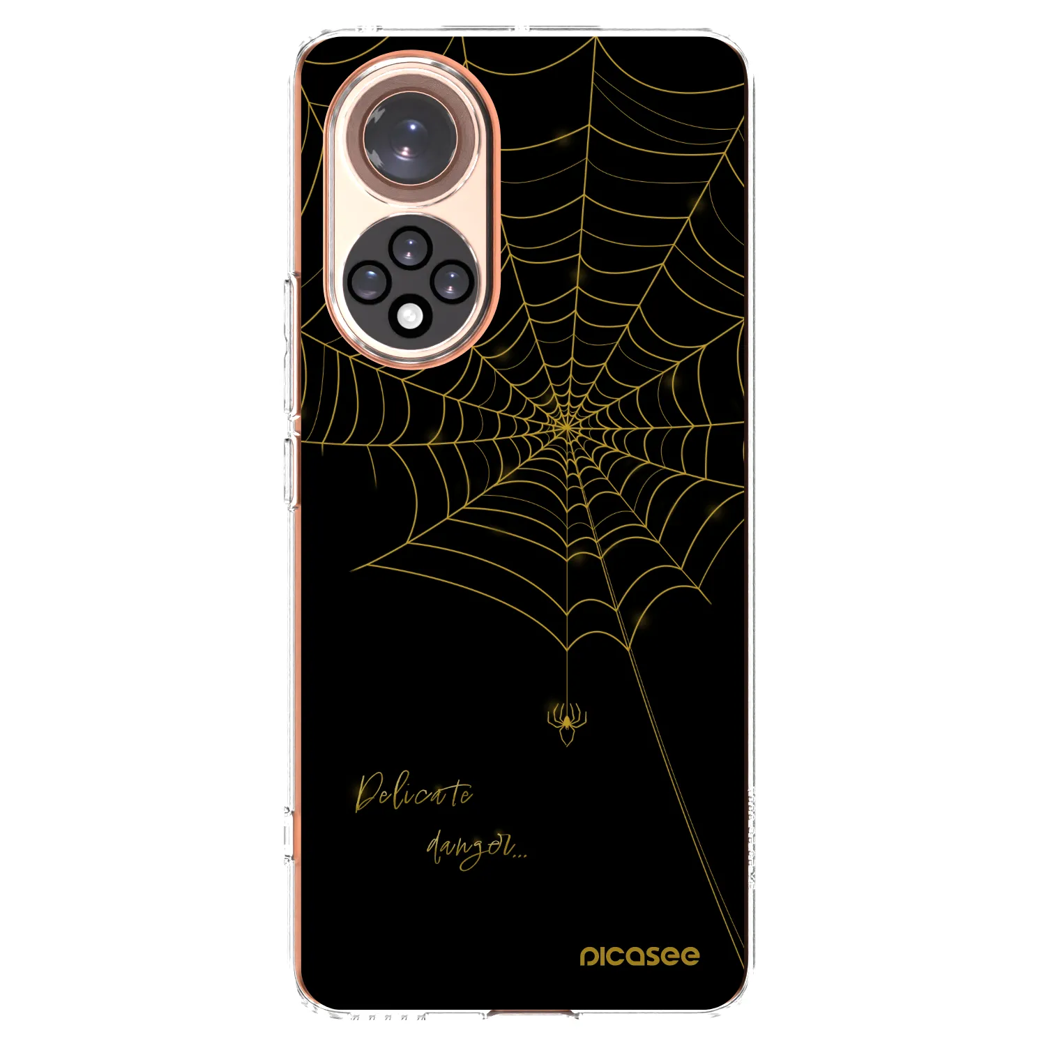 Picasee silikonski prozorni ovitek za Honor 50 5G - Delicate danger