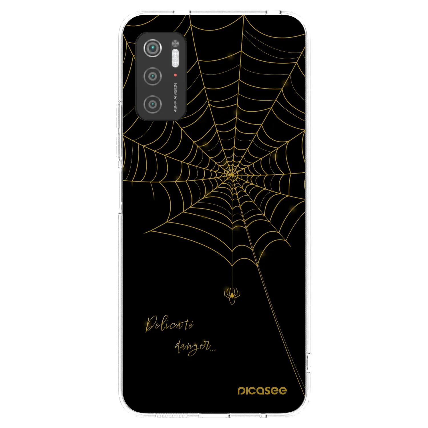 Picasee silikonski prozorni ovitek za Xiaomi Poco M3 Pro 5G - Delicate danger