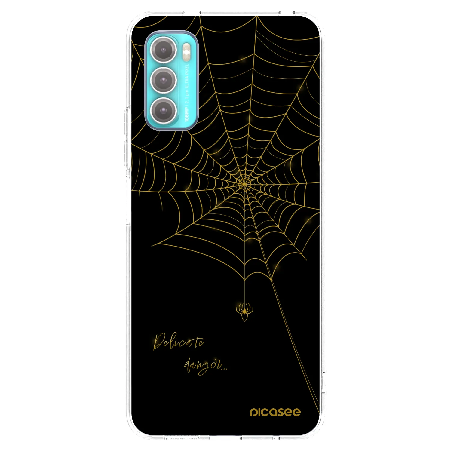 Picasee silikonski prozorni ovitek za Motorola Moto G60 - Delicate danger