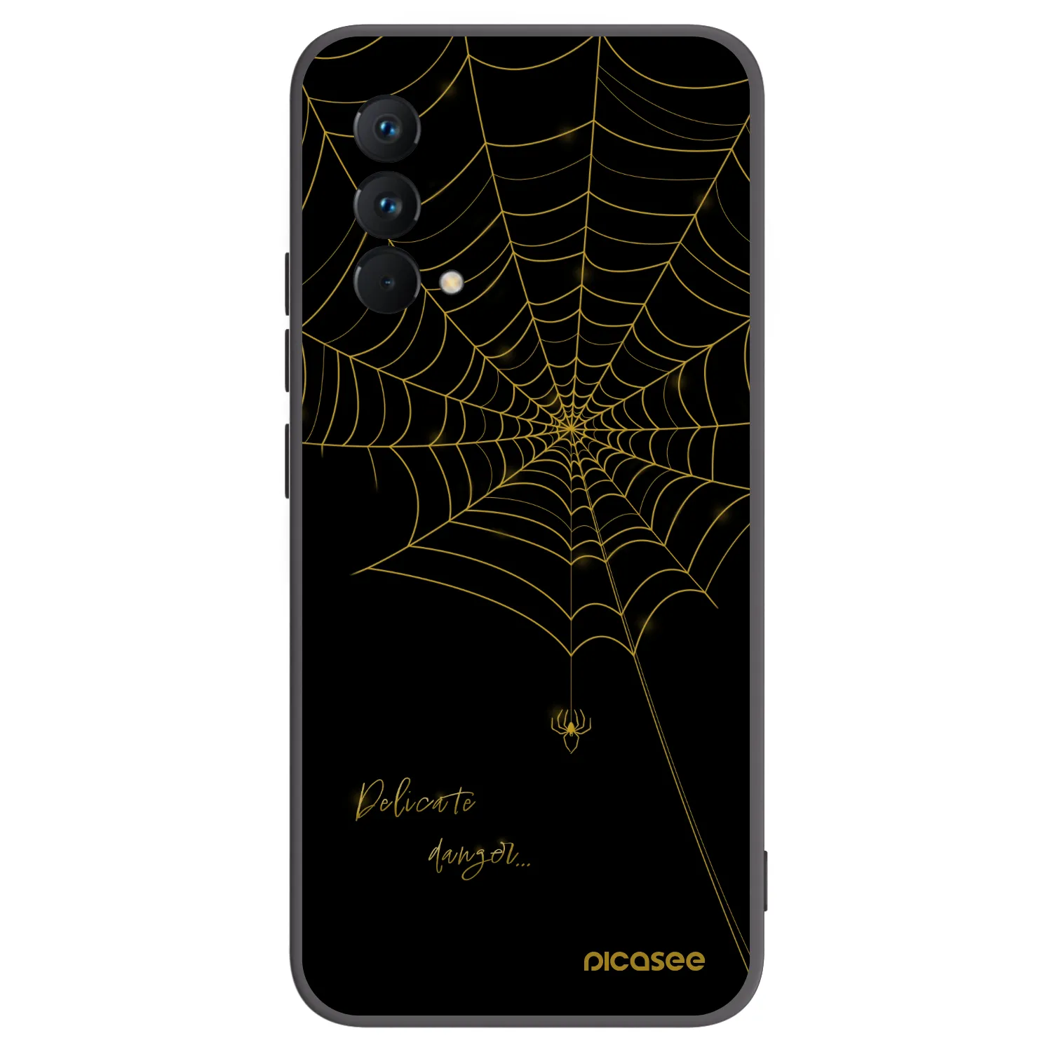 Picasee silikonski črni ovitek za Realme GT Master Edition 5G - Delicate danger