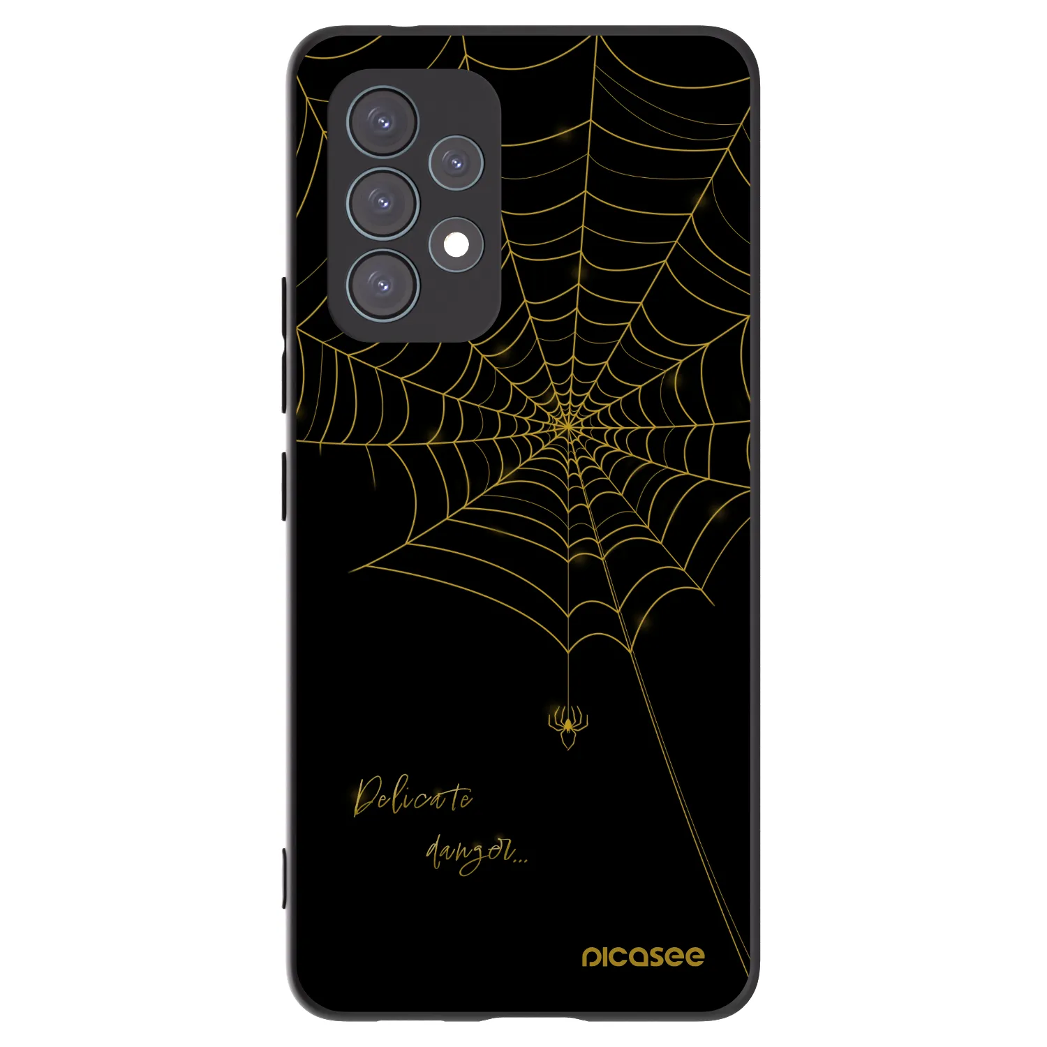 Picasee silikonski črni ovitek za Samsung Galaxy A53 5G A536 - Delicate danger