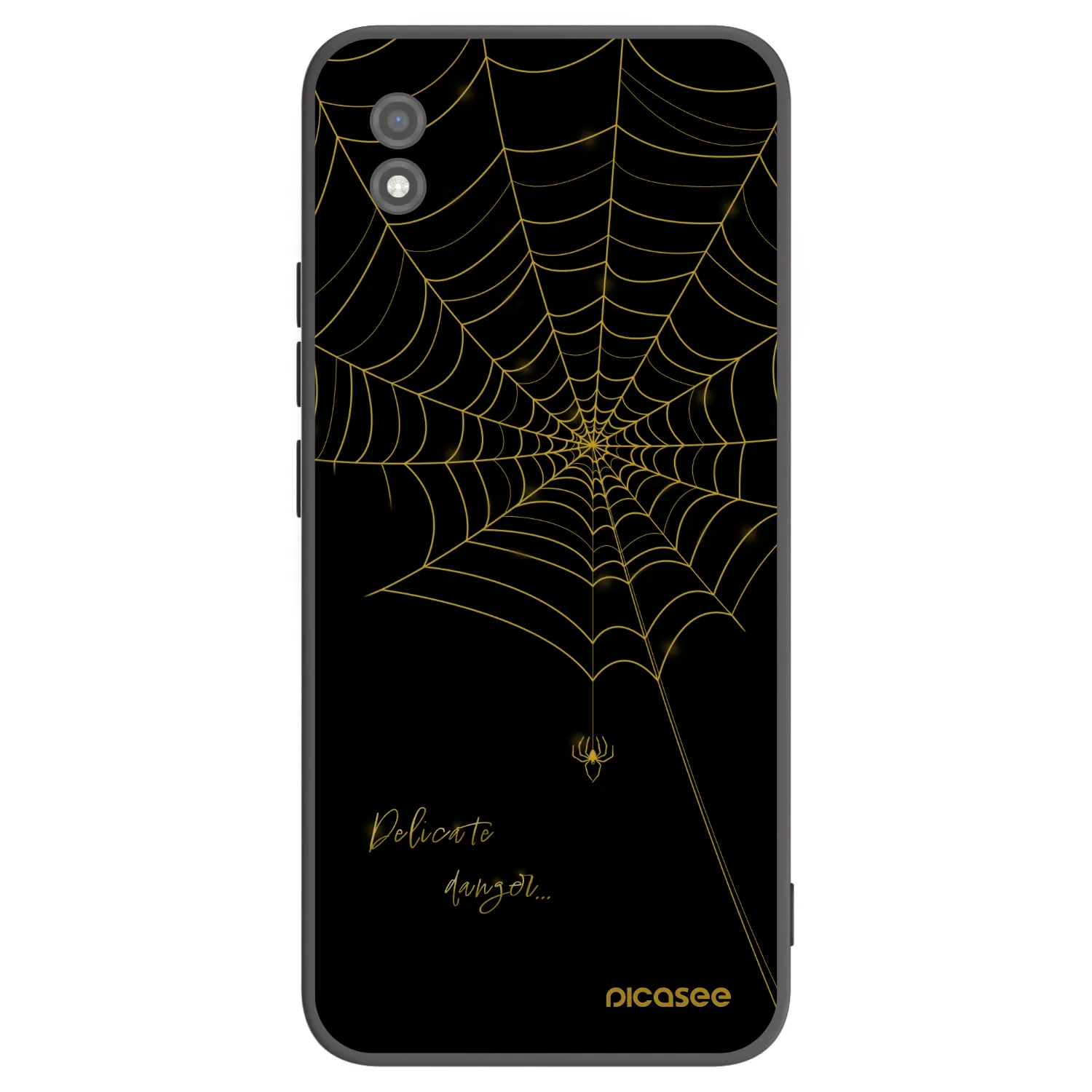 Picasee silikonski črni ovitek za Realme C11 (2021) - Delicate danger