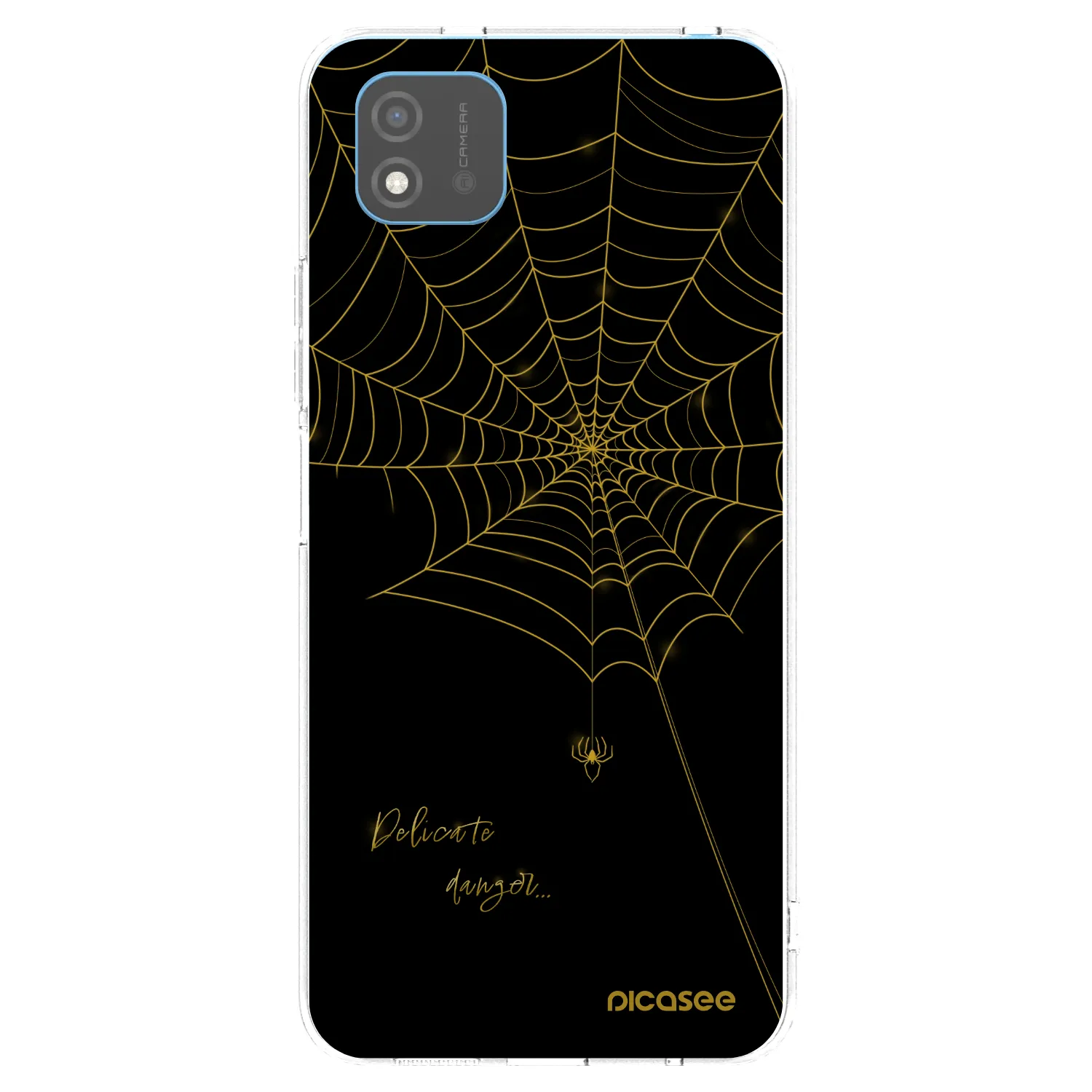 Picasee silikonski prozorni ovitek za Realme C11 (2021) - Delicate danger