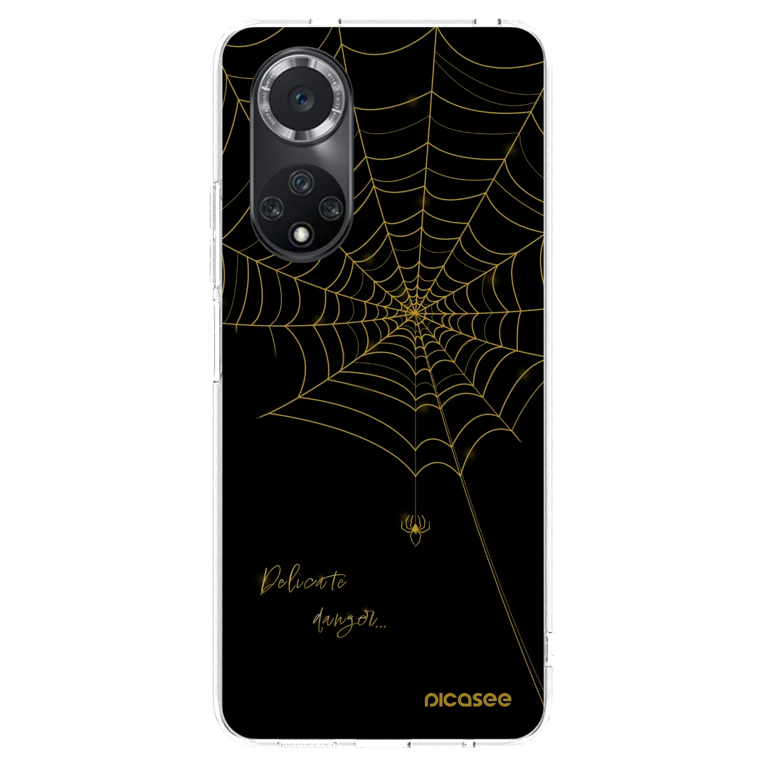 Picasee silikonski prozorni ovitek za Huawei Nova 9 SE - Delicate danger