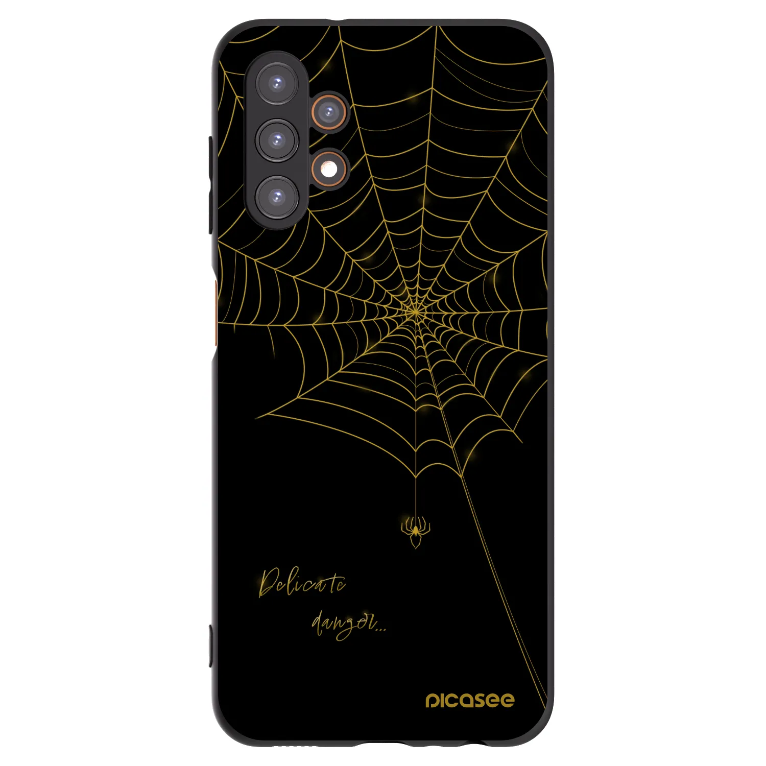 Picasee silikonski črni ovitek za Samsung Galaxy A13 4G A135 - Delicate danger