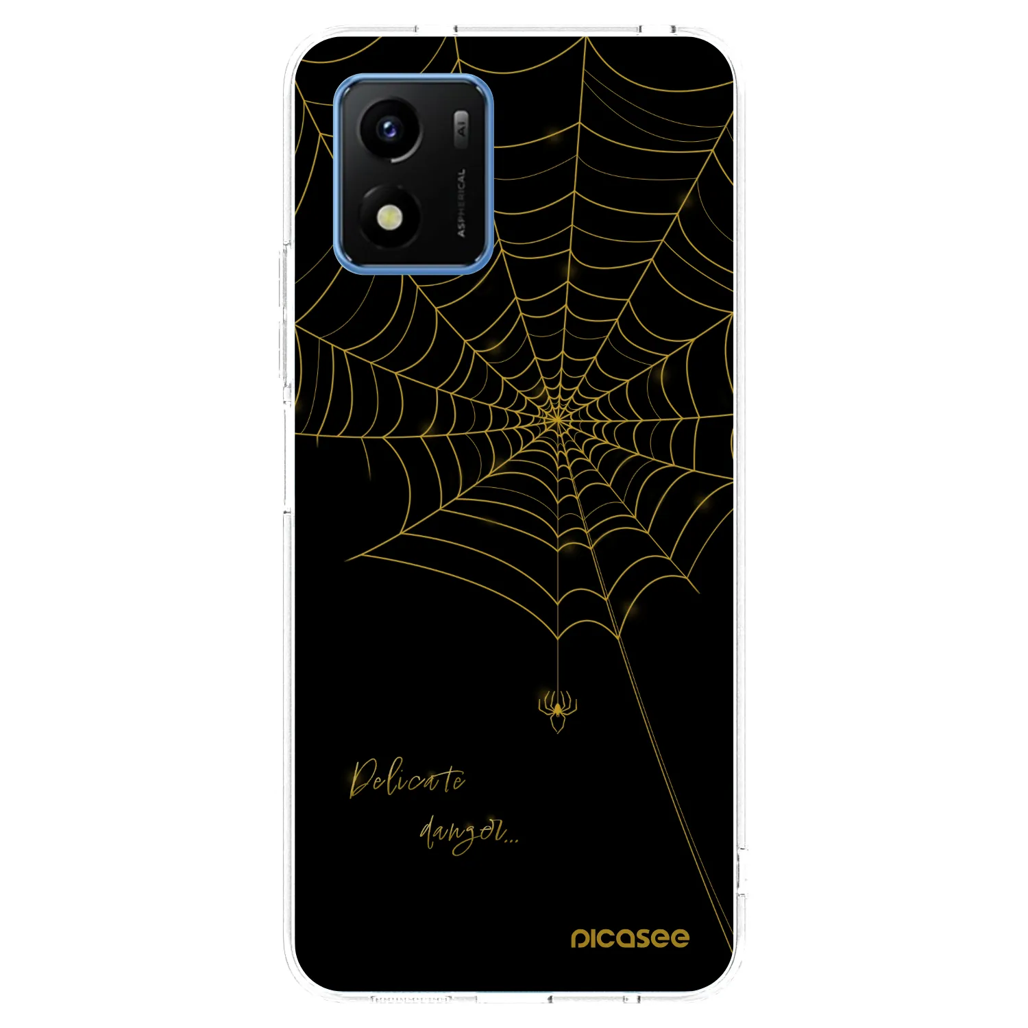 Picasee silikonski prozorni ovitek za Vivo Y01 - Delicate danger