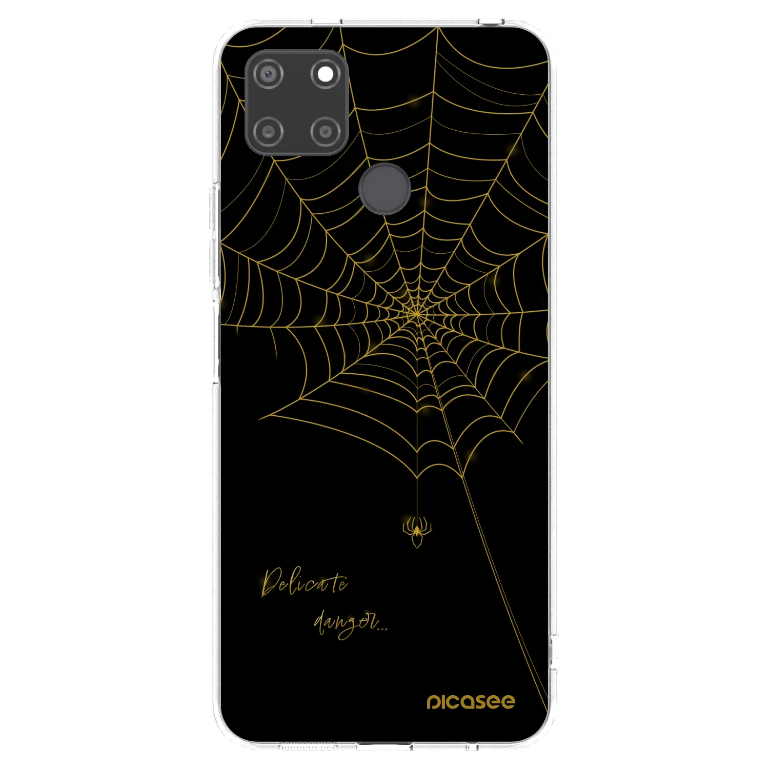 Picasee silikonski prozorni ovitek za Realme C21Y - Delicate danger