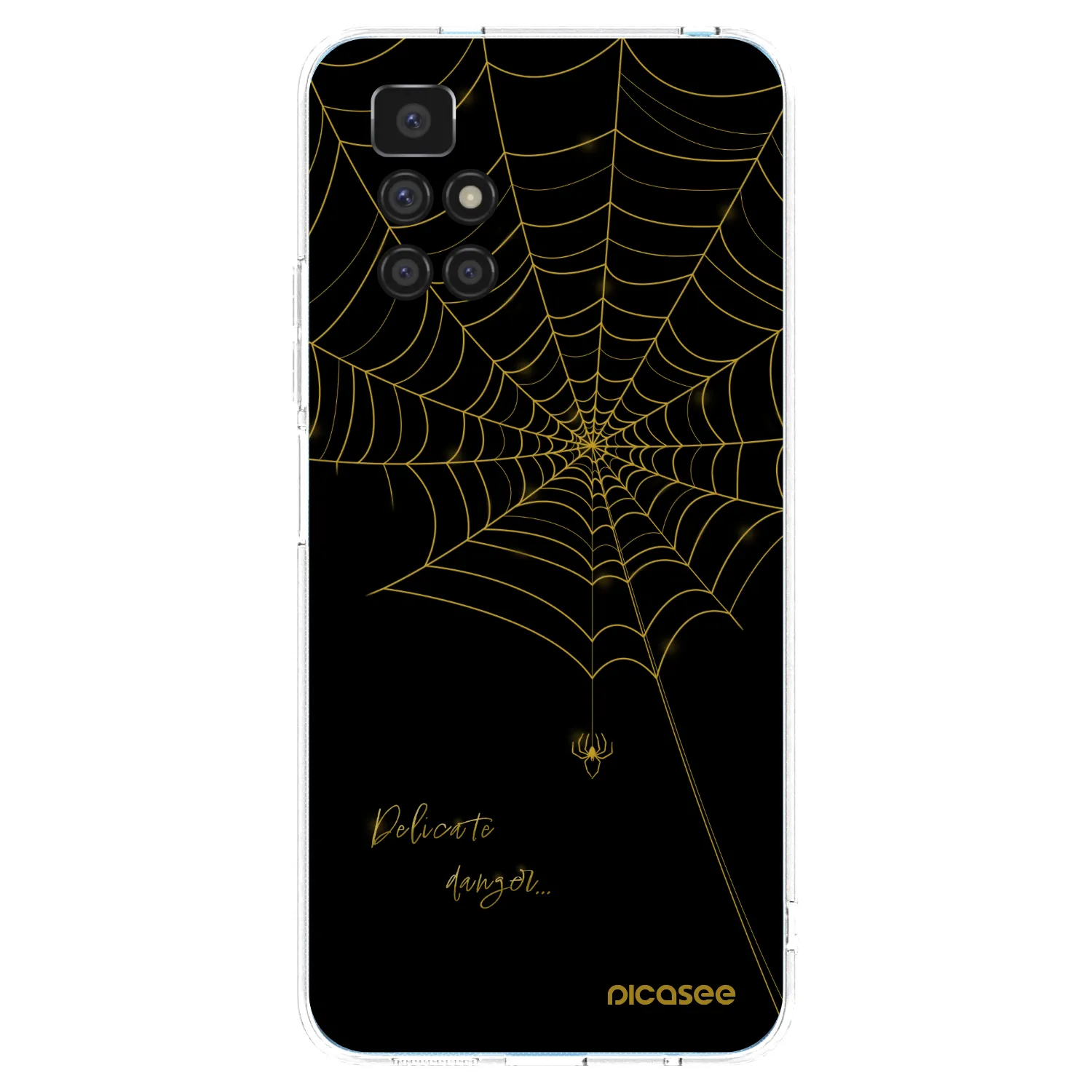 Picasee silikonski prozorni ovitek za Xiaomi Redmi 10 (2022) - Delicate danger