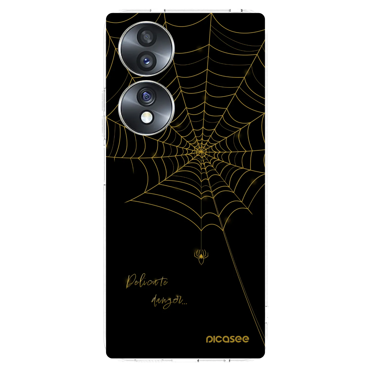 Picasee silikonski prozorni ovitek za Honor 70 - Delicate danger