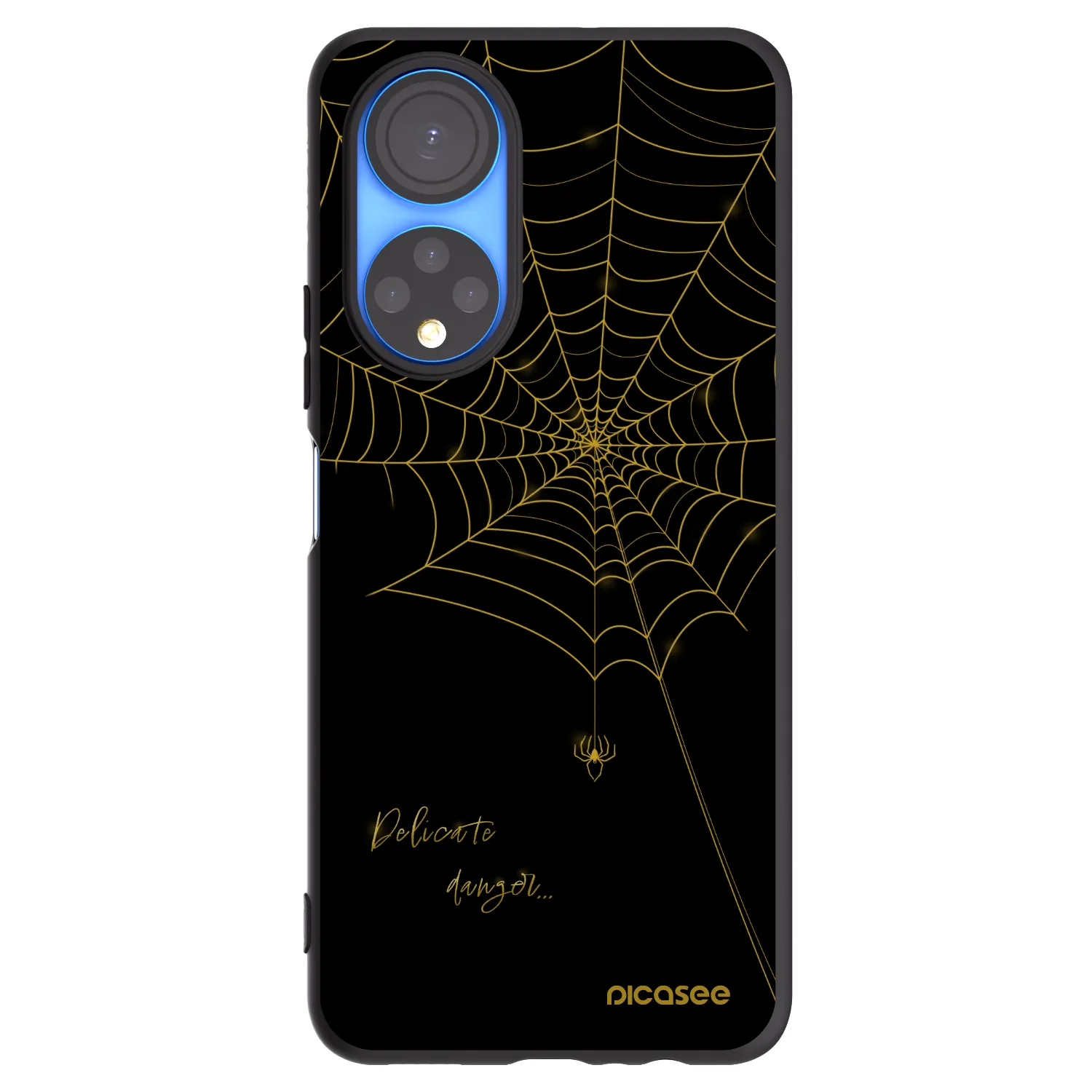Picasee silikonski črni ovitek za Honor X7 - Delicate danger