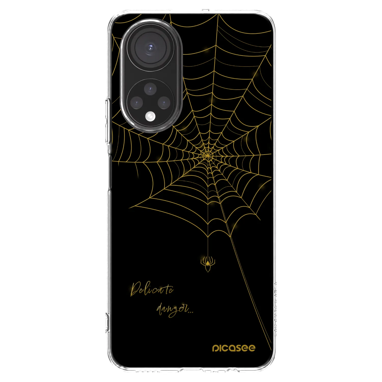 Picasee silikonski prozorni ovitek za Honor X7 - Delicate danger