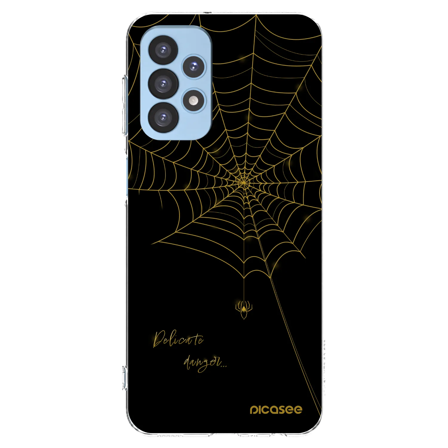 Picasee silikonski prozorni ovitek za Samsung Galaxy A23 A235F 4G - Delicate danger