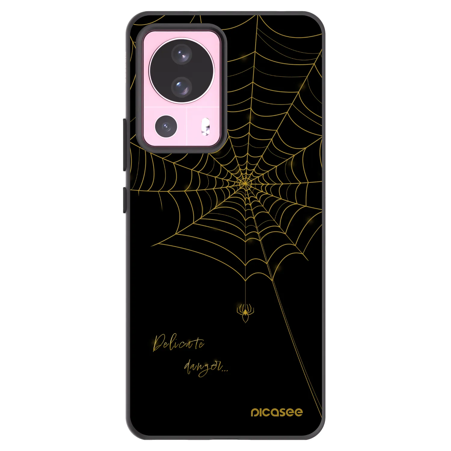 Picasee silikonski črni ovitek za Xiaomi 13 Lite - Delicate danger