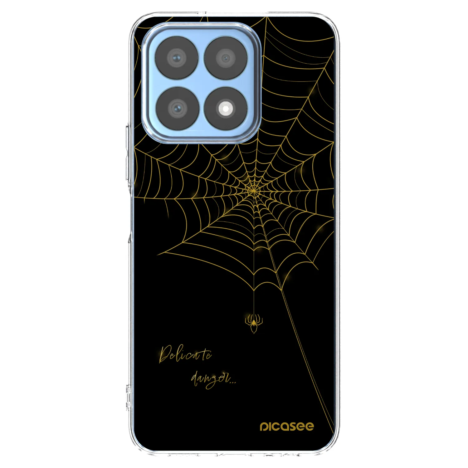 Picasee silikonski prozorni ovitek za Honor X8a - Delicate danger