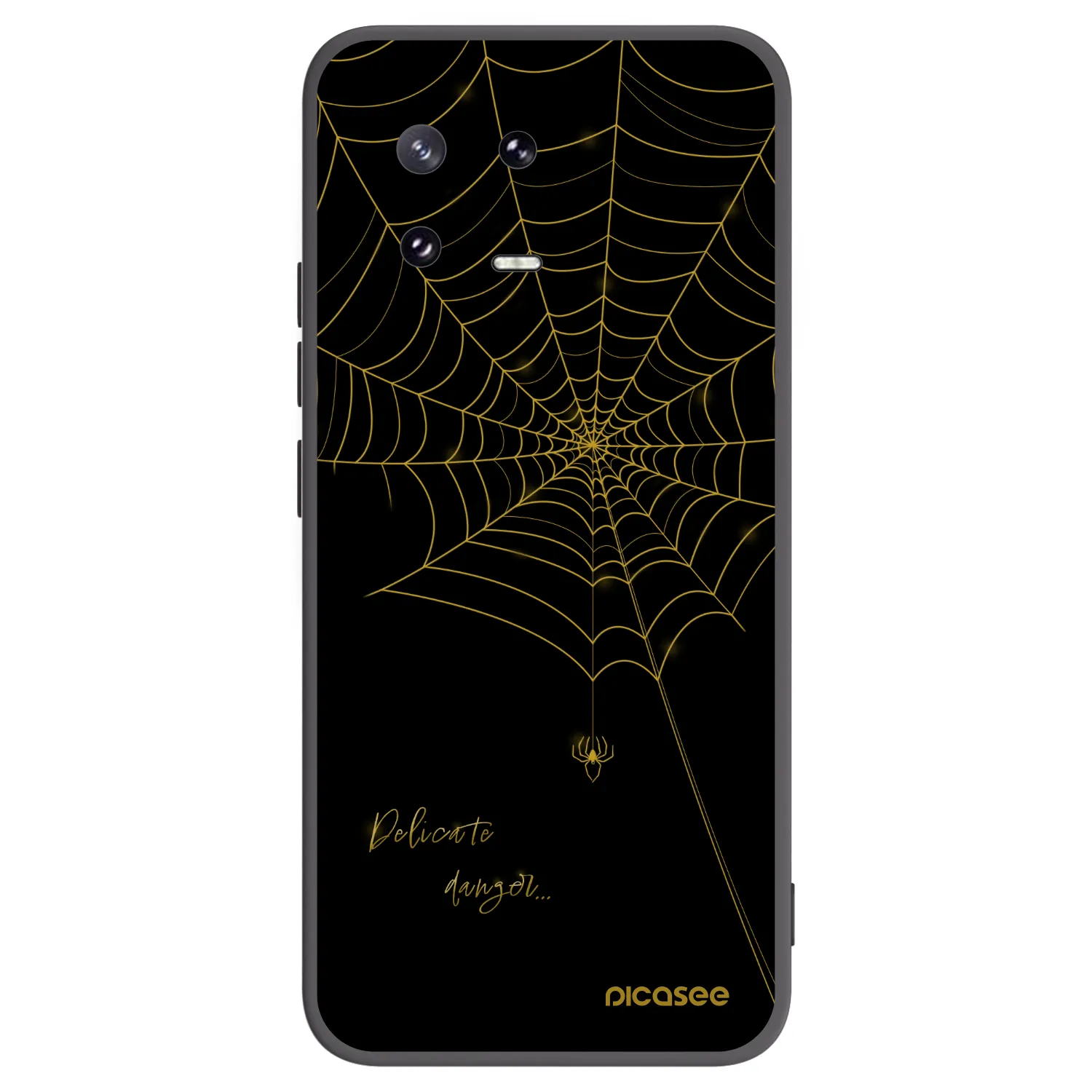 Picasee silikonski črni ovitek za Xiaomi 13 Pro - Delicate danger