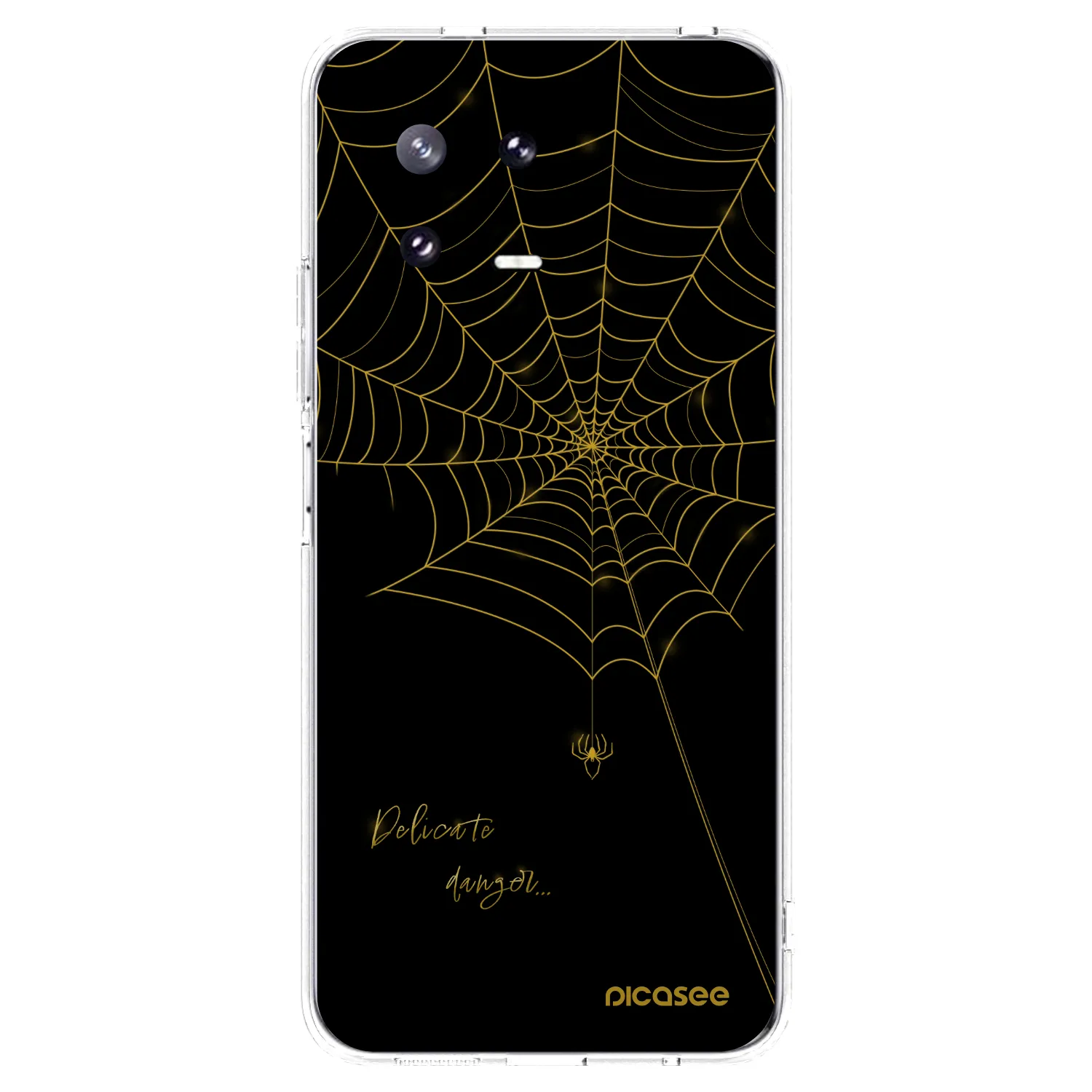Picasee silikonski prozorni ovitek za Xiaomi 13 Pro - Delicate danger