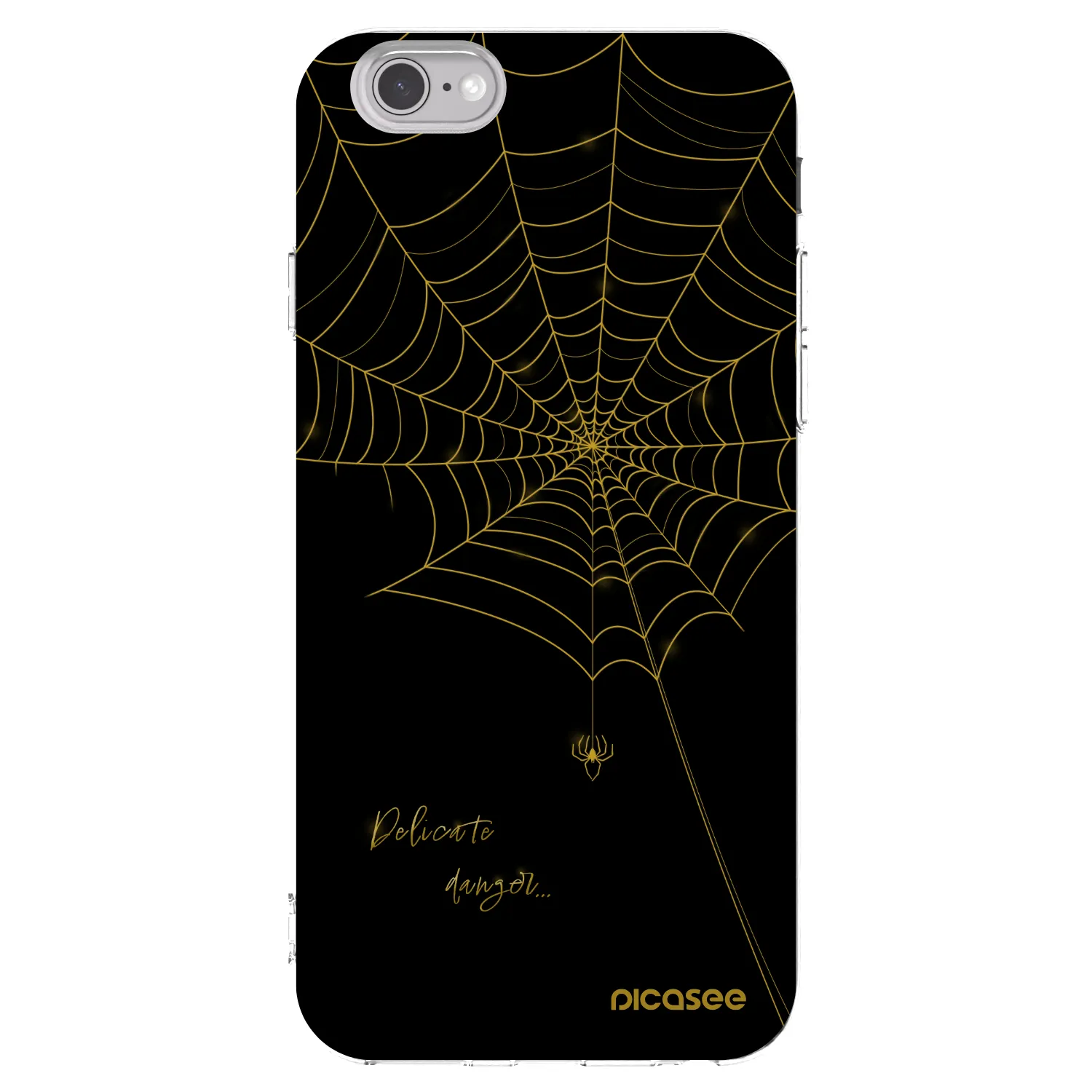 Picasee silikonski prozorni ovitek za Apple iPhone 6/6S - Delicate danger