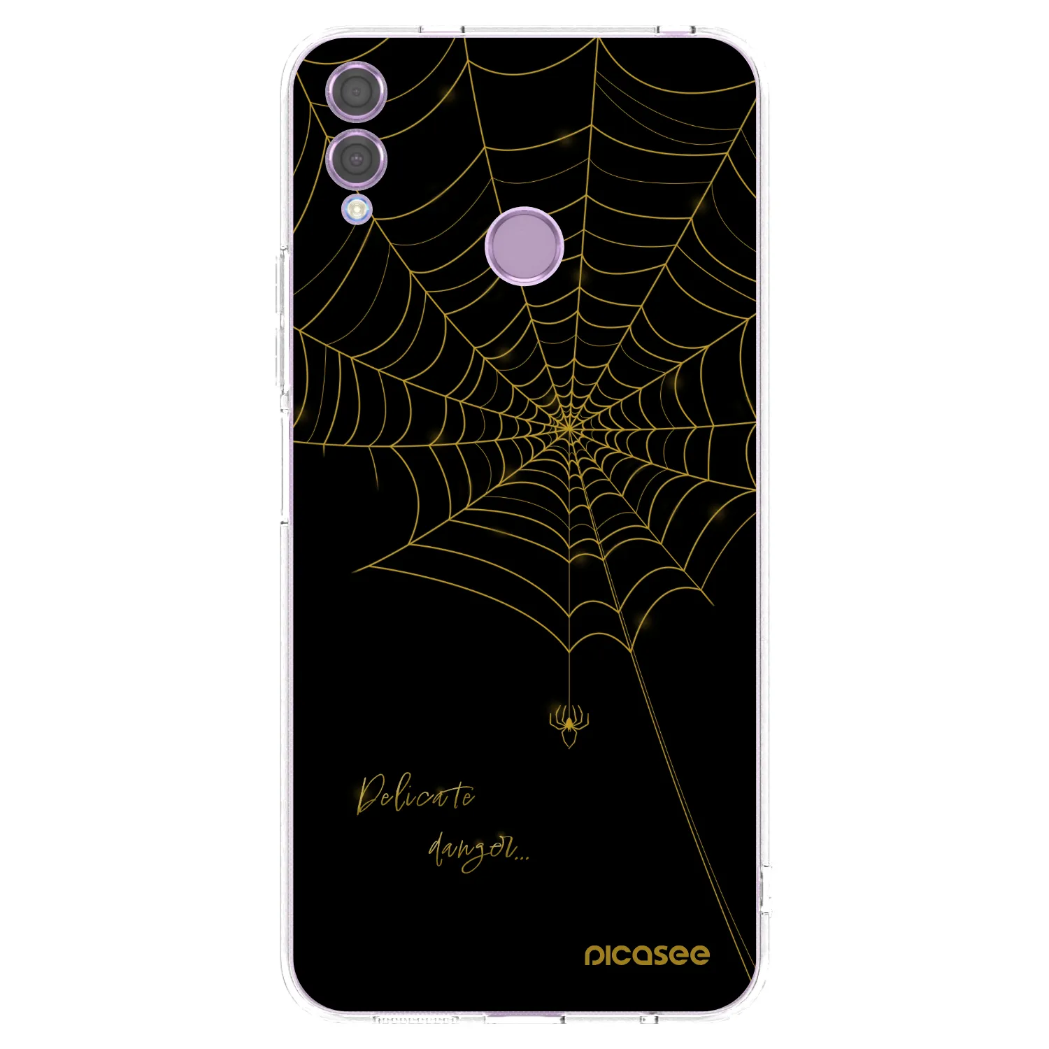 Picasee silikonski prozorni ovitek za Honor 8X - Delicate danger