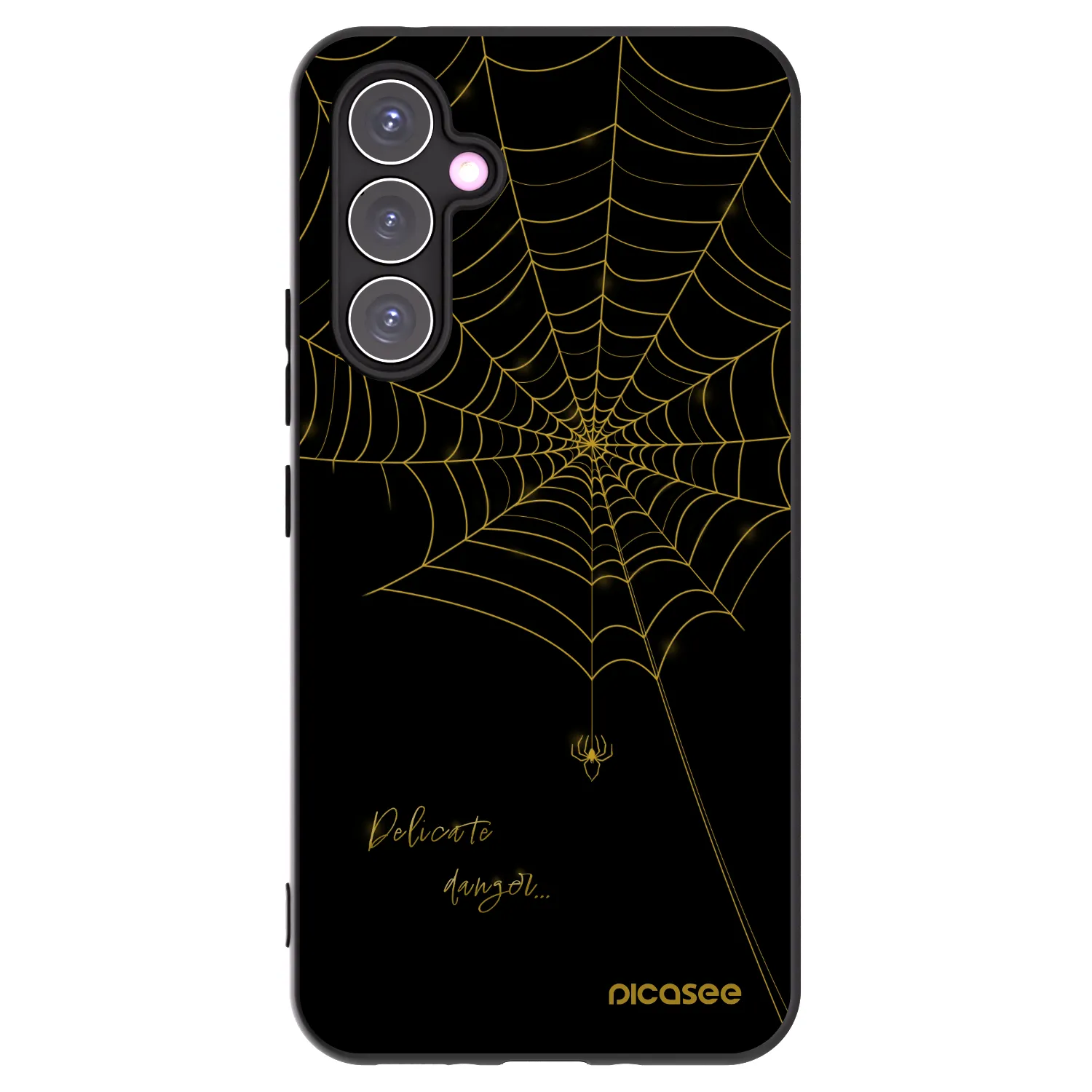 Picasee silikonski črni ovitek za Samsung Galaxy A54 5G A546B - Delicate danger