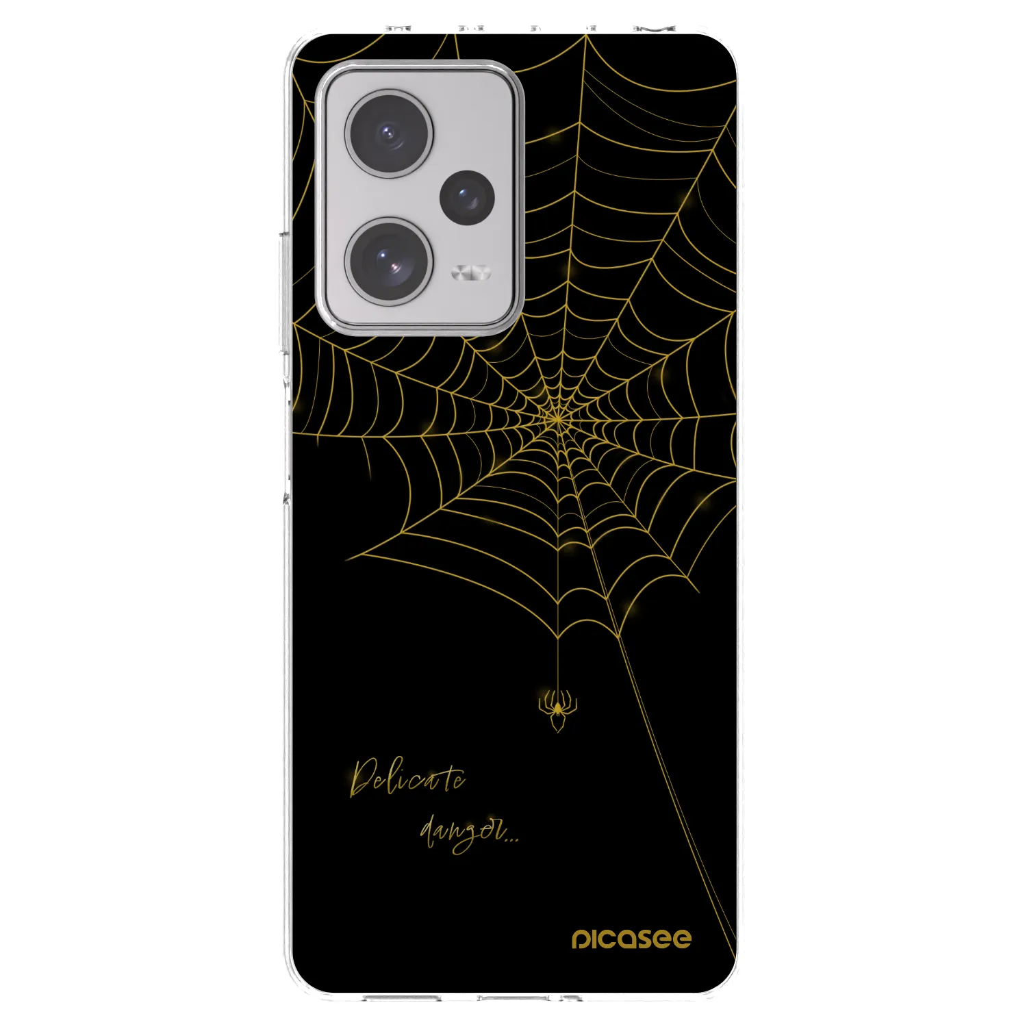 Picasee silikonski prozorni ovitek za Xiaomi Redmi Note 12 Pro+ 5G - Delicate danger