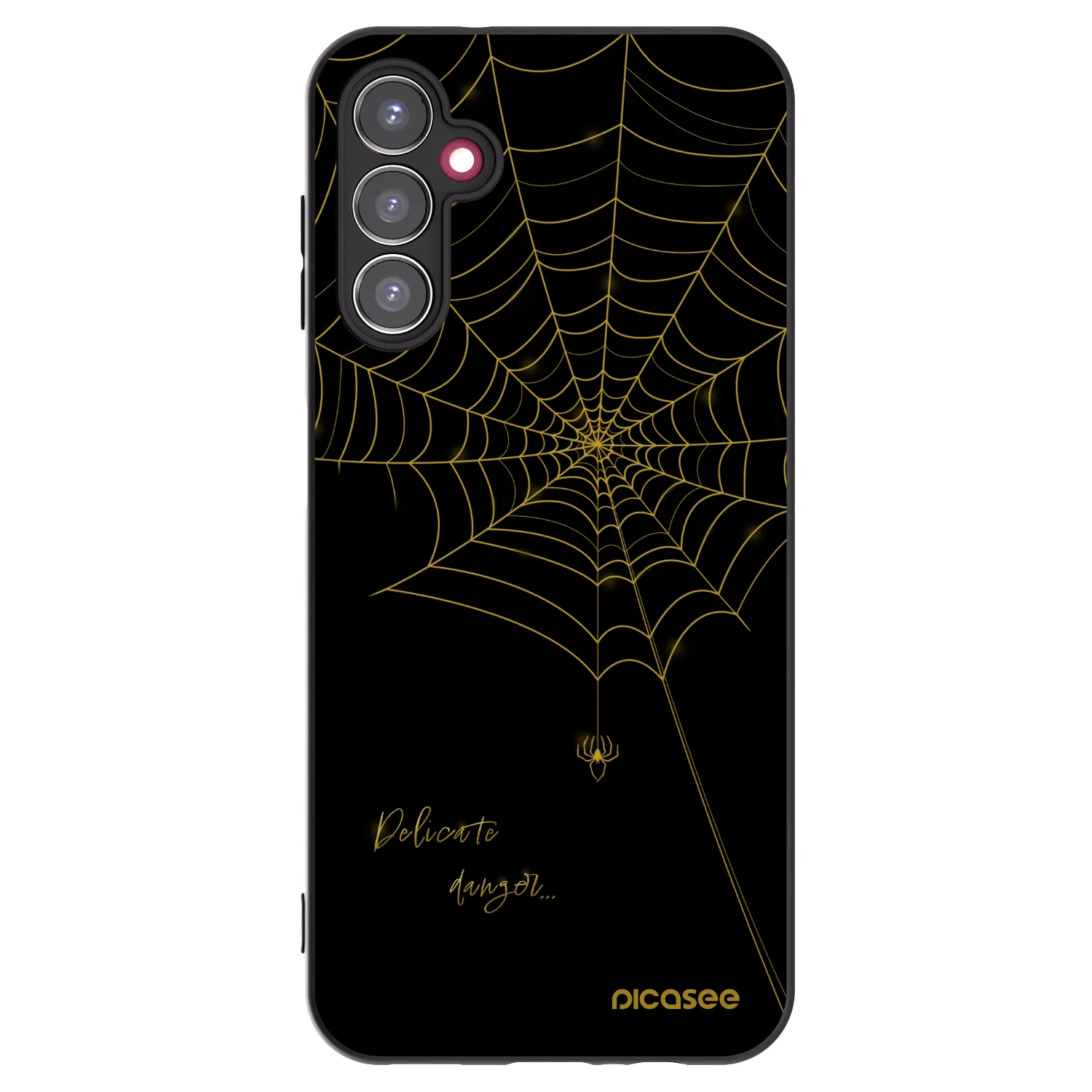 Picasee silikonski črni ovitek za Samsung Galaxy A14 4G A145R - Delicate danger