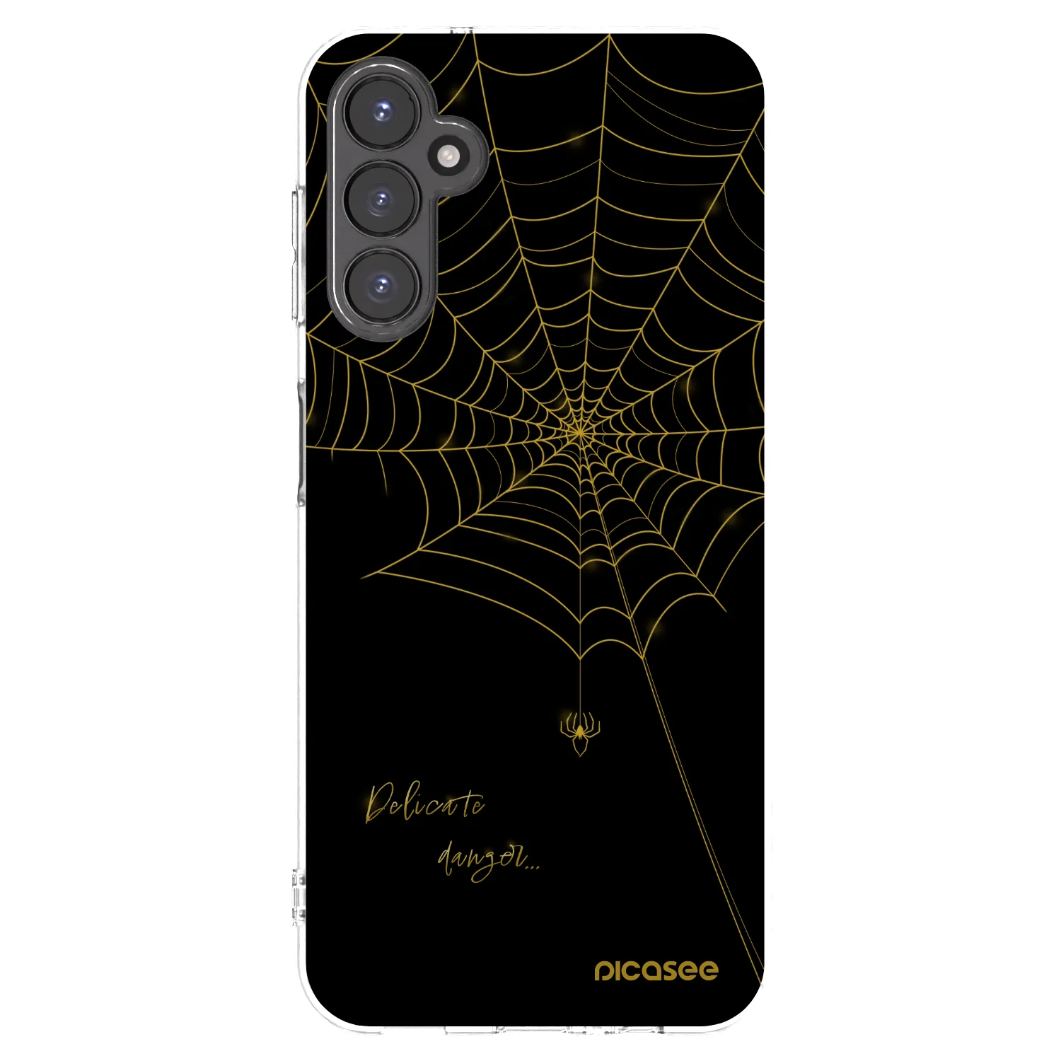 Picasee silikonski prozorni ovitek za Samsung Galaxy A14 4G A145R - Delicate danger