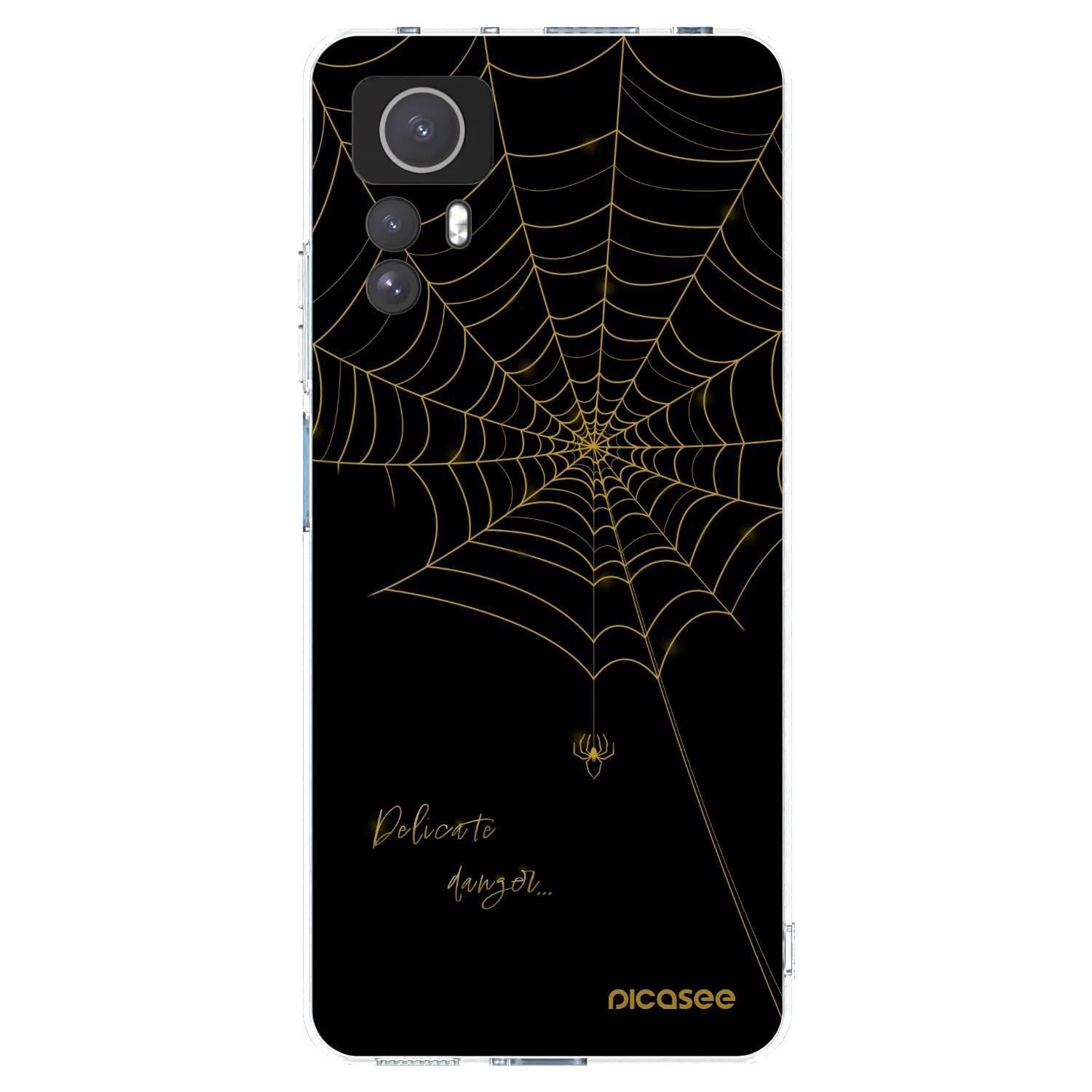 Picasee silikonski prozorni ovitek za Xiaomi Redmi Note 12S - Delicate danger