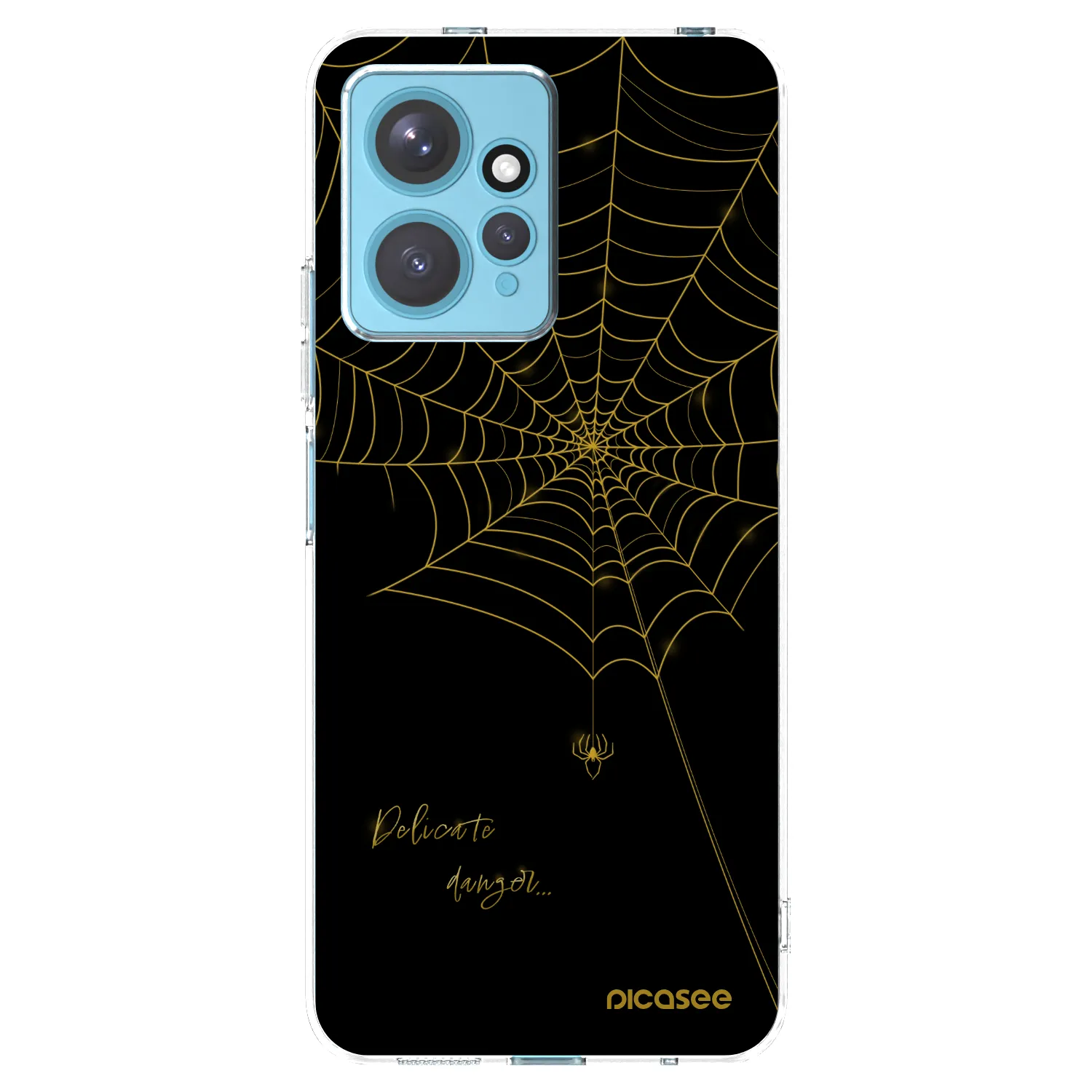 Picasee silikonski prozorni ovitek za Xiaomi Redmi Note 12 4G - Delicate danger