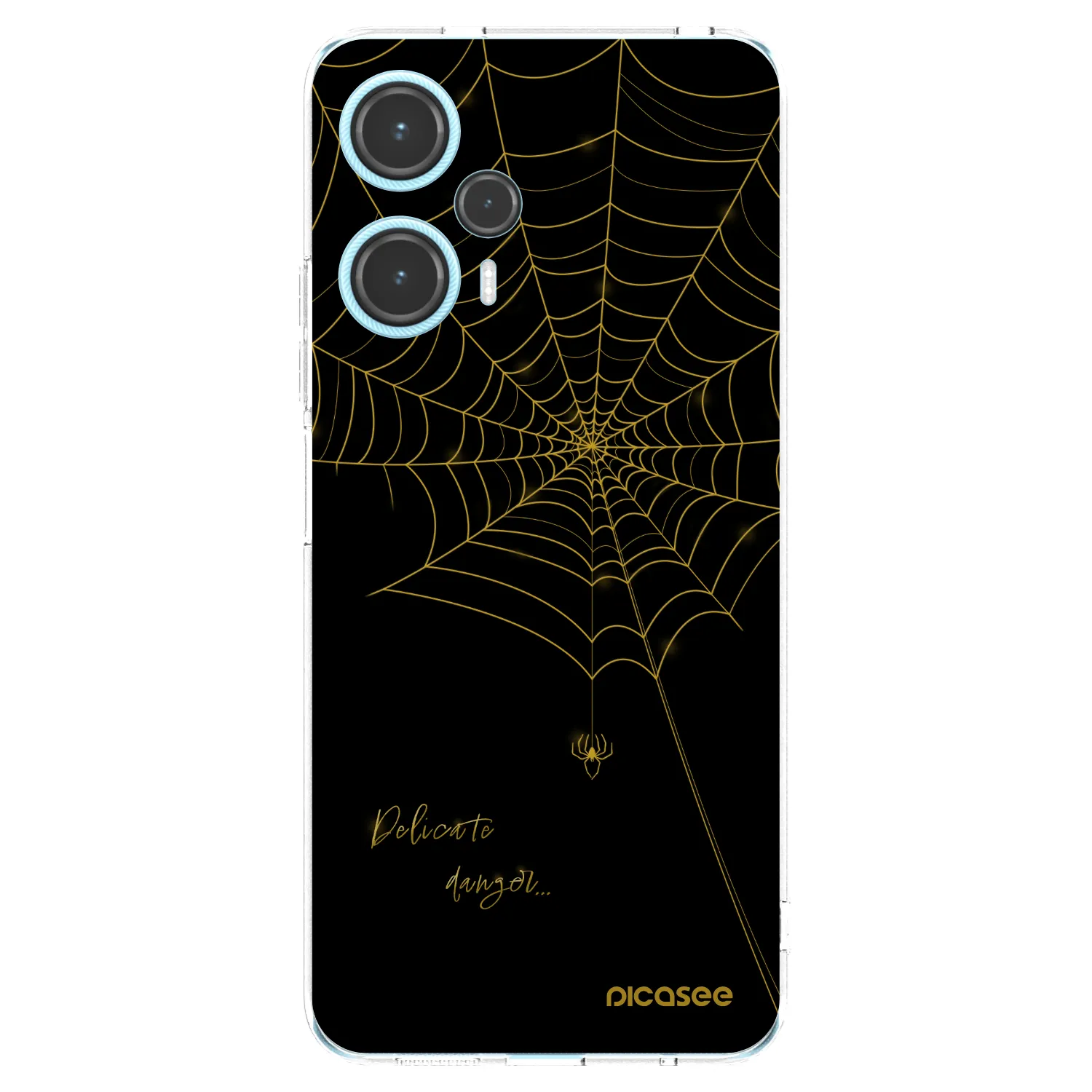 Picasee silikonski prozorni ovitek za Xiaomi Poco F5 - Delicate danger