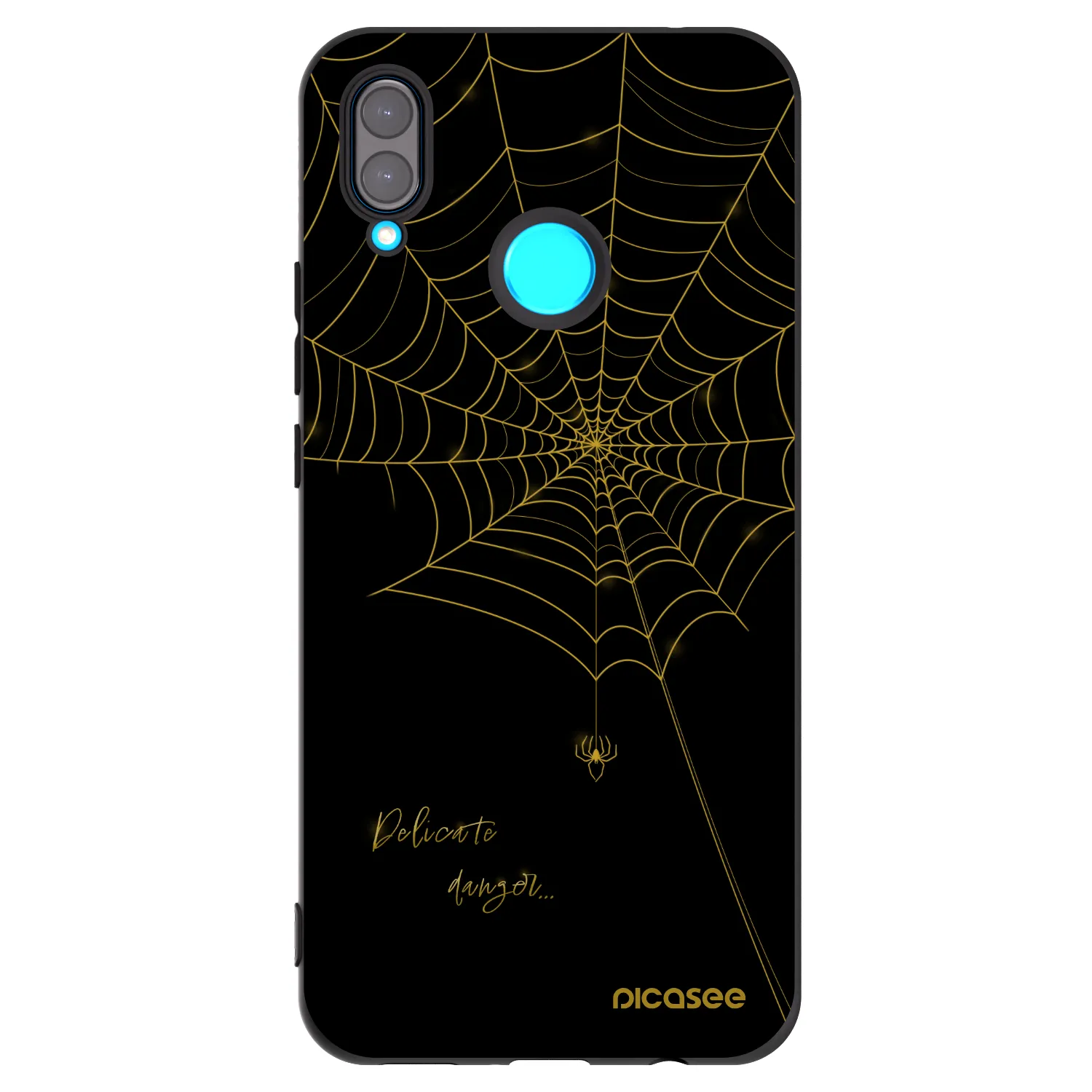 Picasee silikonski črni ovitek za Huawei Nova 3i - Delicate danger