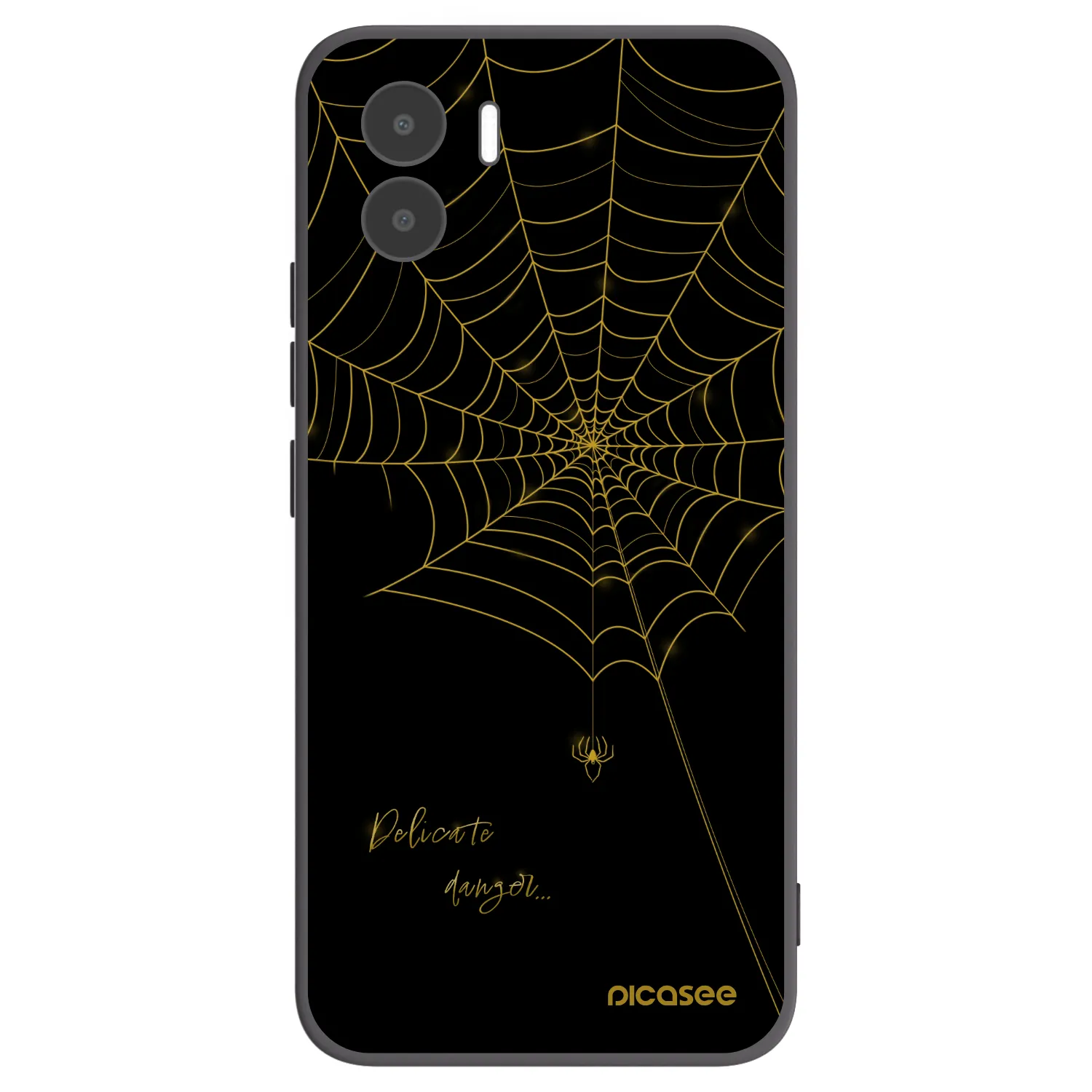 Picasee silikonski črni ovitek za Xiaomi Redmi A2 - Delicate danger
