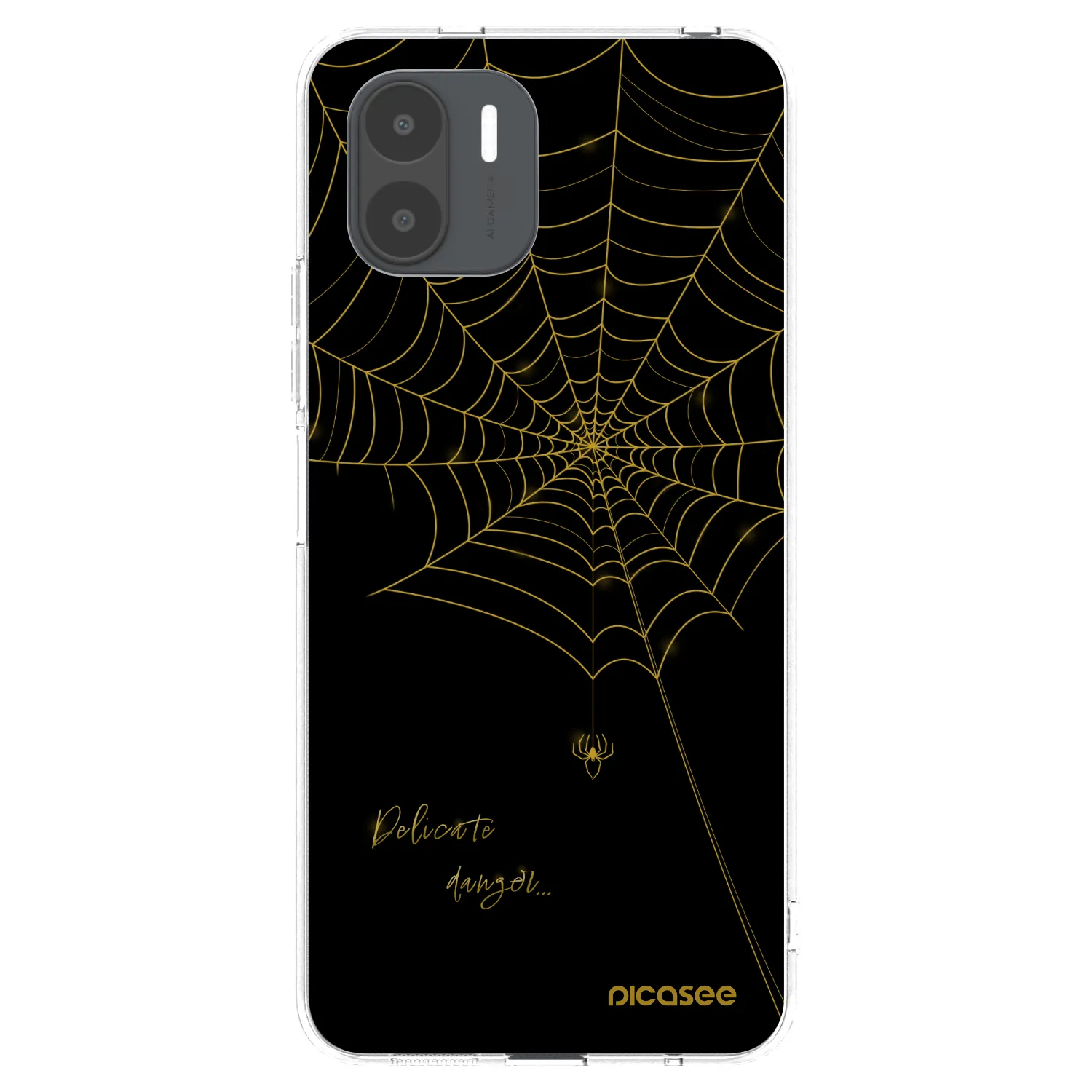 Picasee silikonski prozorni ovitek za Xiaomi Redmi A2 - Delicate danger