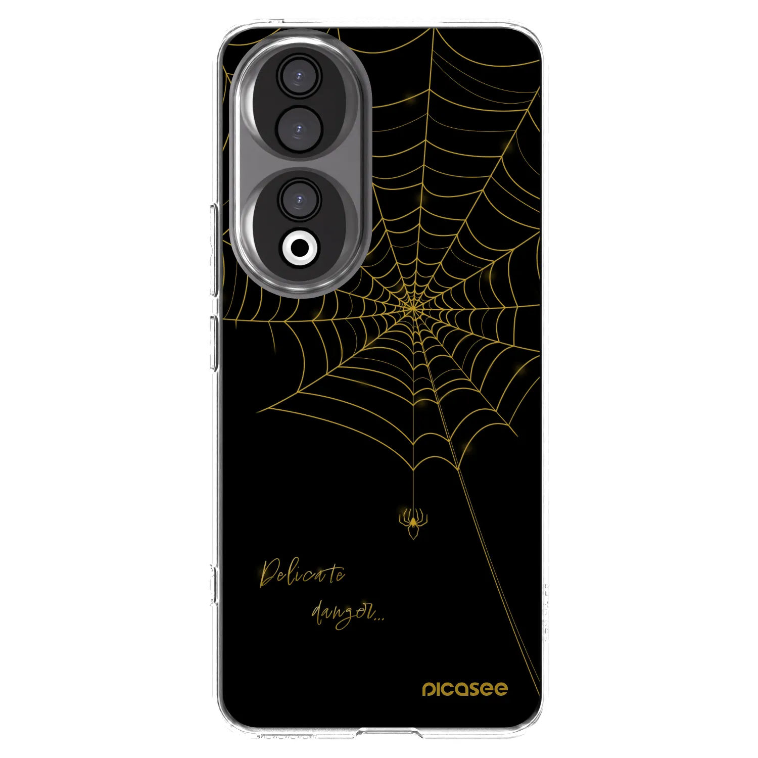 Picasee silikonski prozorni ovitek za Honor 90 5G - Delicate danger