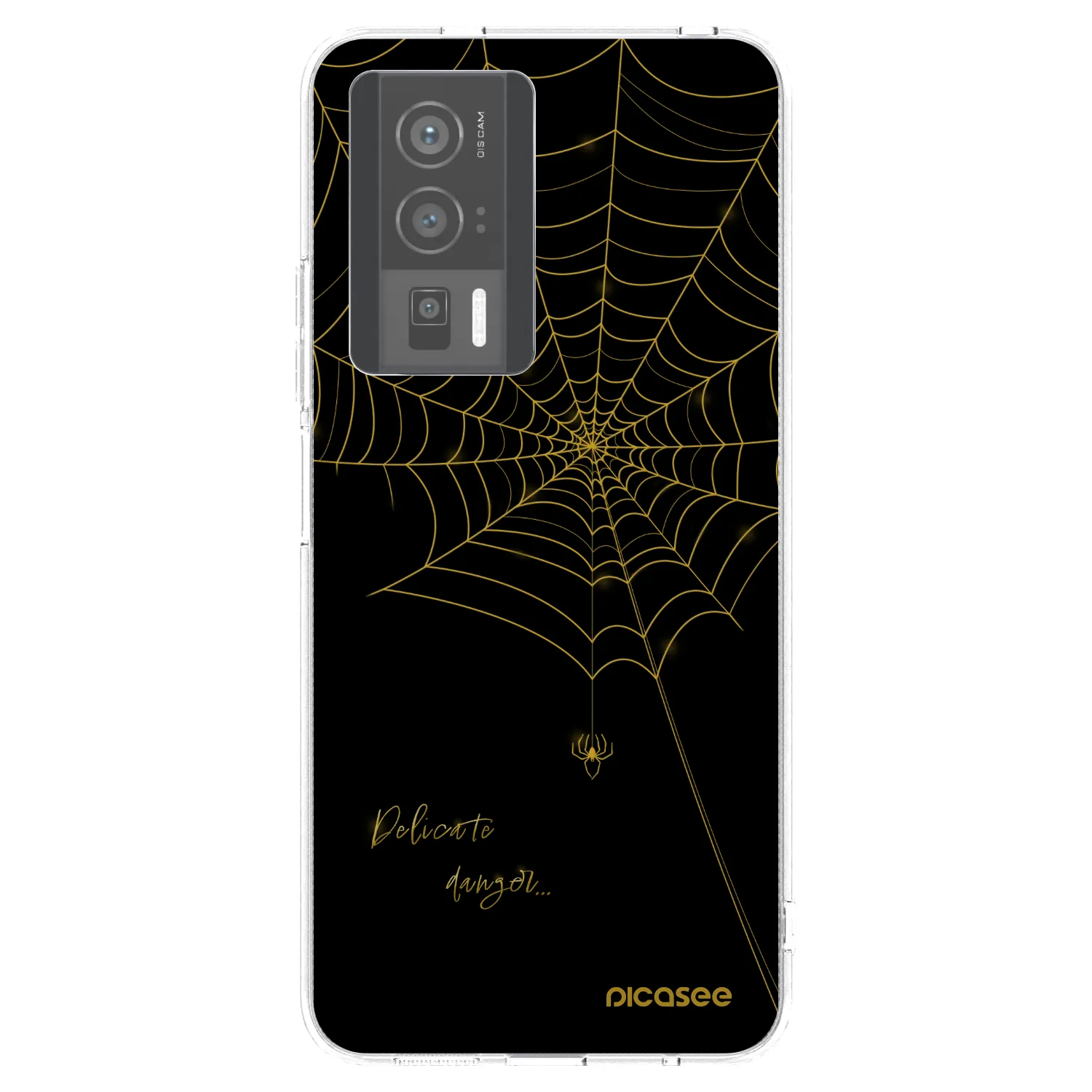 Picasee silikonski prozorni ovitek za Xiaomi Poco F5 Pro 5G - Delicate danger