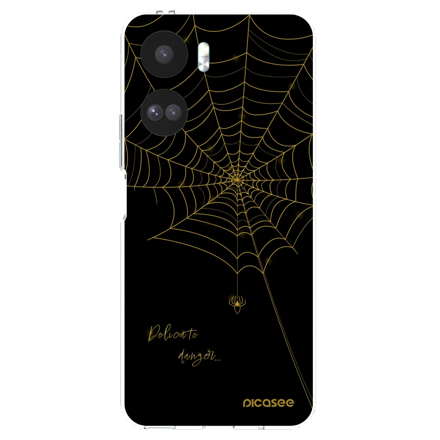 Picasee silikonski prozorni ovitek za Honor 90 Lite 5G - Delicate danger