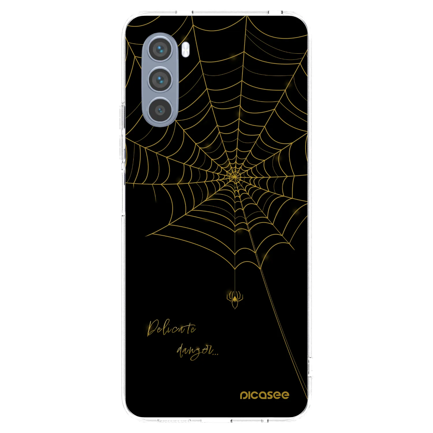 Picasee silikonski prozorni ovitek za Motorola Moto G62 - Delicate danger