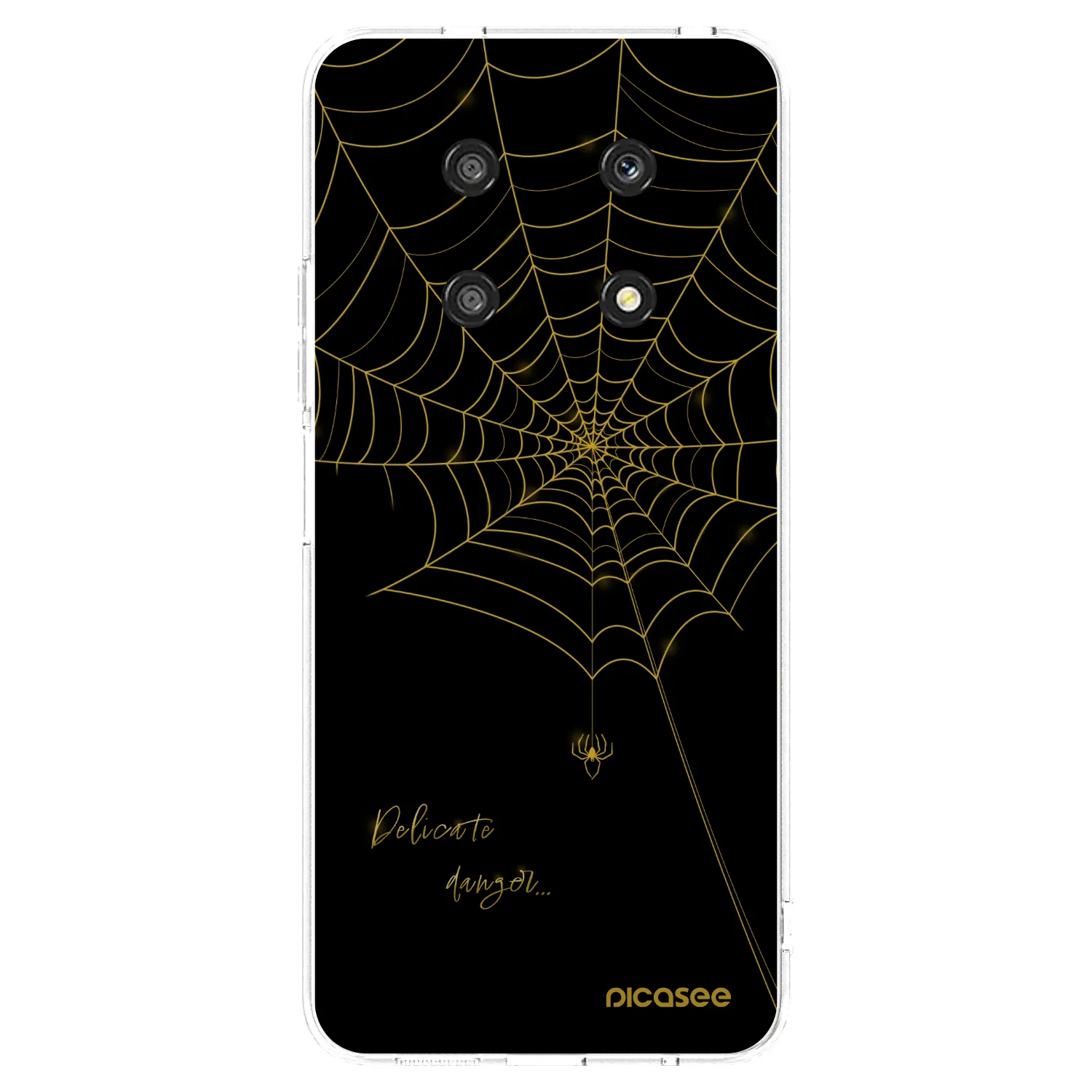 Picasee silikonski prozorni ovitek za Honor Magic4 Lite 5G - Delicate danger