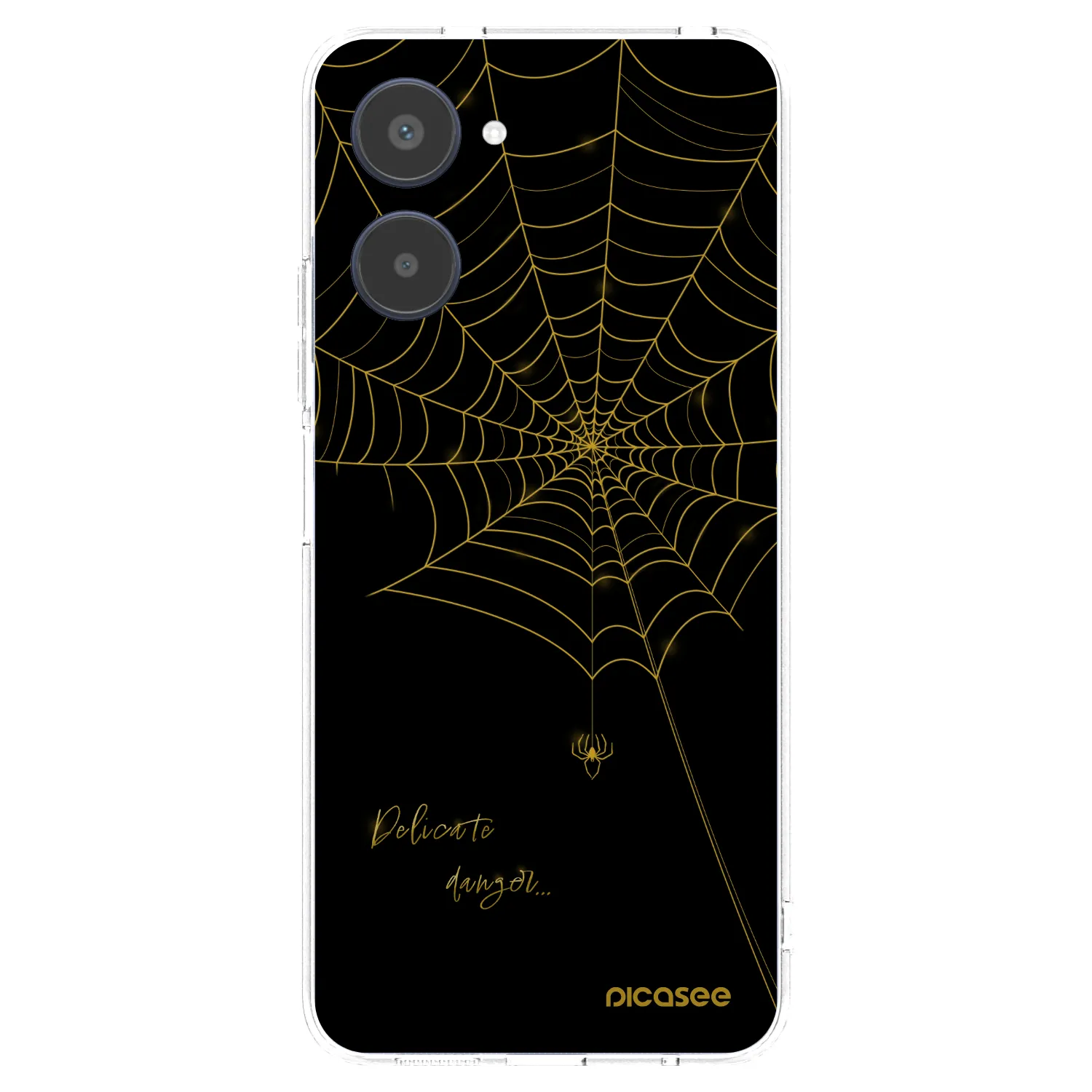 Picasee silikonski prozorni ovitek za Realme 10 4G - Delicate danger