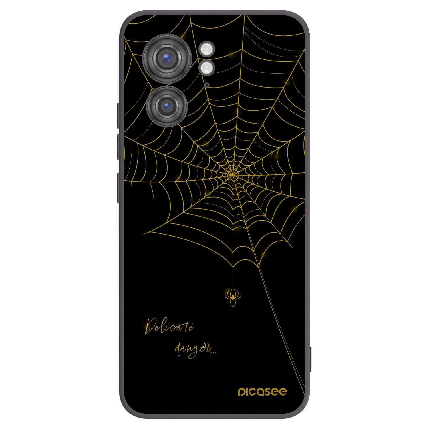 Picasee silikonski črni ovitek za Motorola Edge 40 - Delicate danger