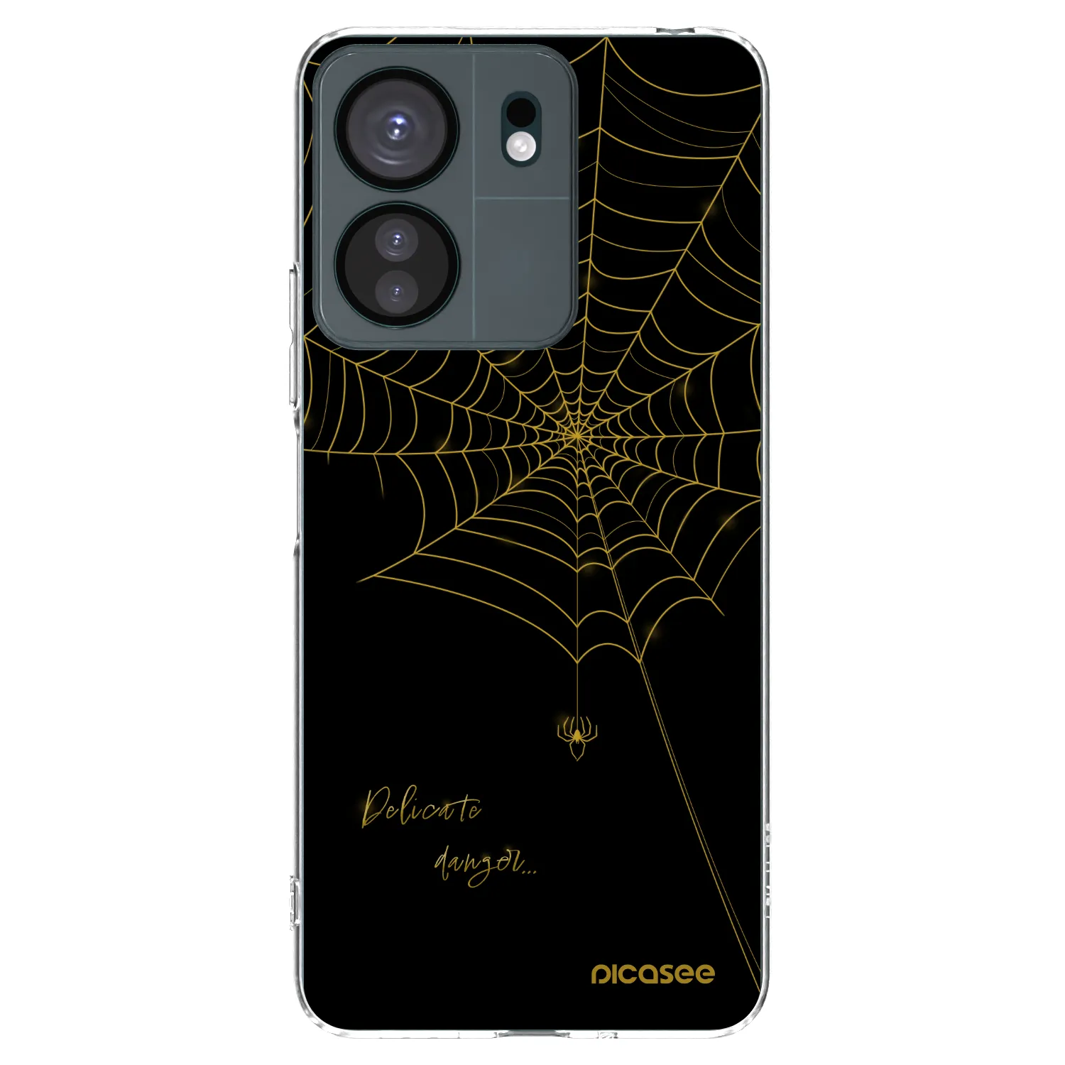 Picasee silikonski prozorni ovitek za Xiaomi Redmi 13C 4G - Delicate danger